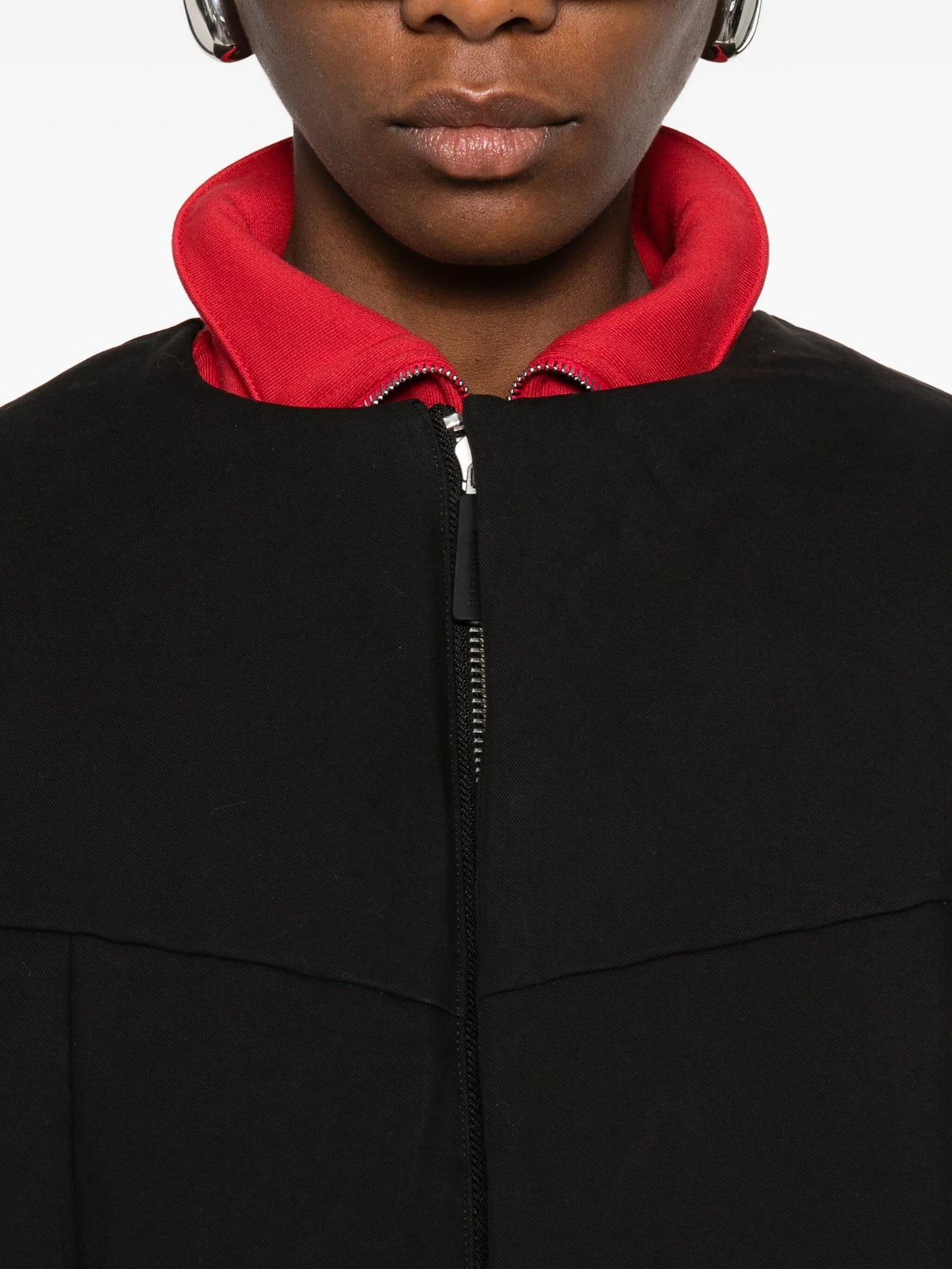 Pod quilted zip-front bomber jacket