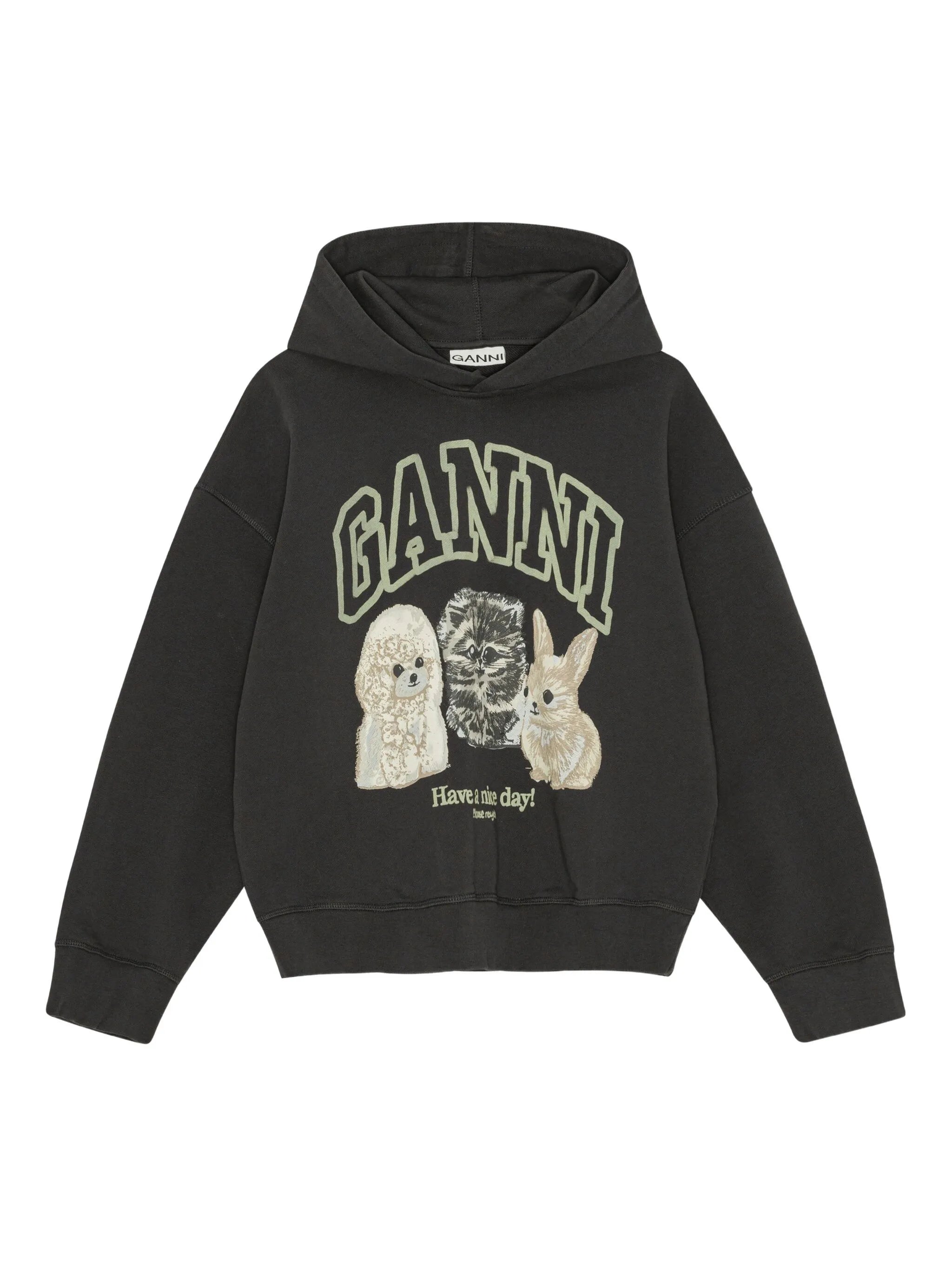 logo-print hoodie
