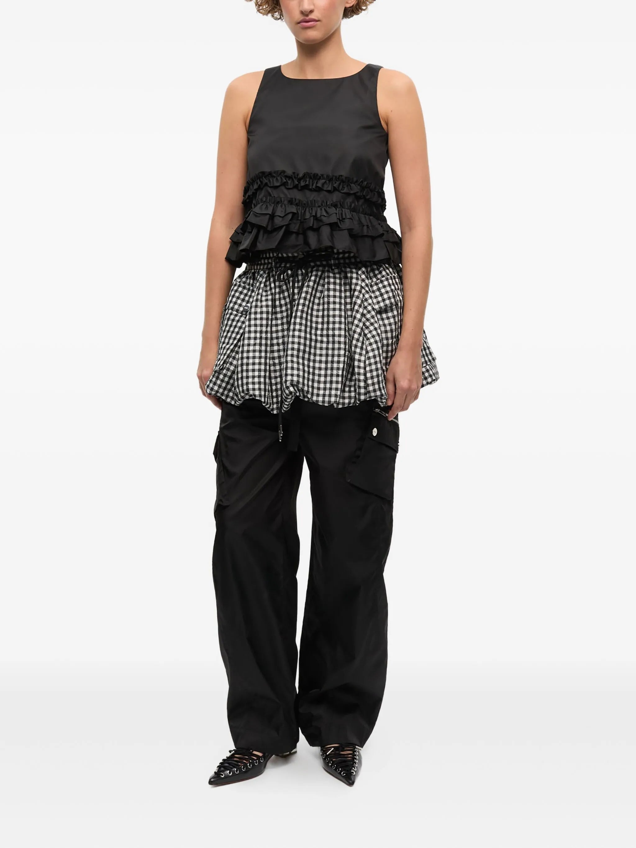 ruffled top