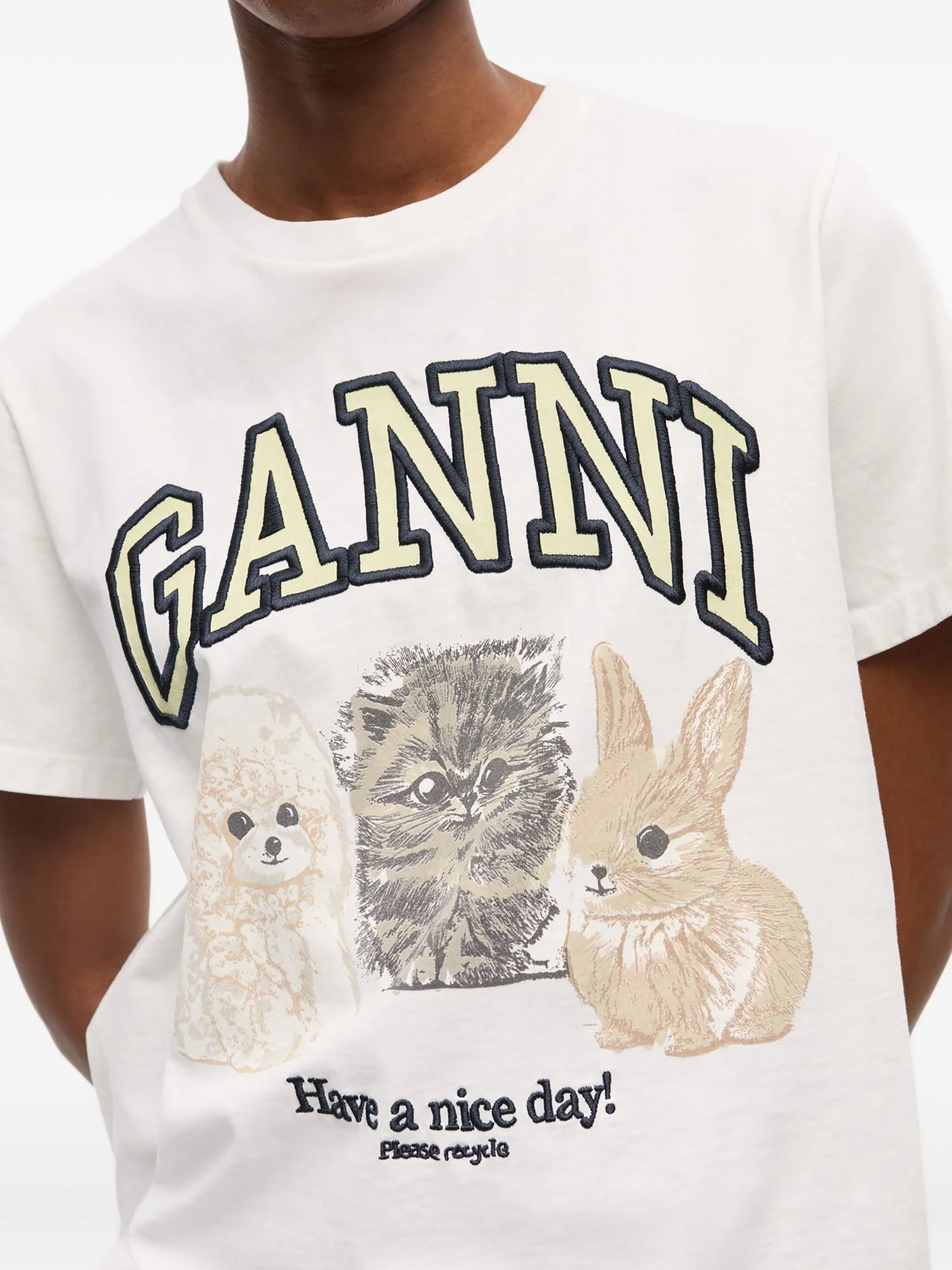 logo-print T-shirt