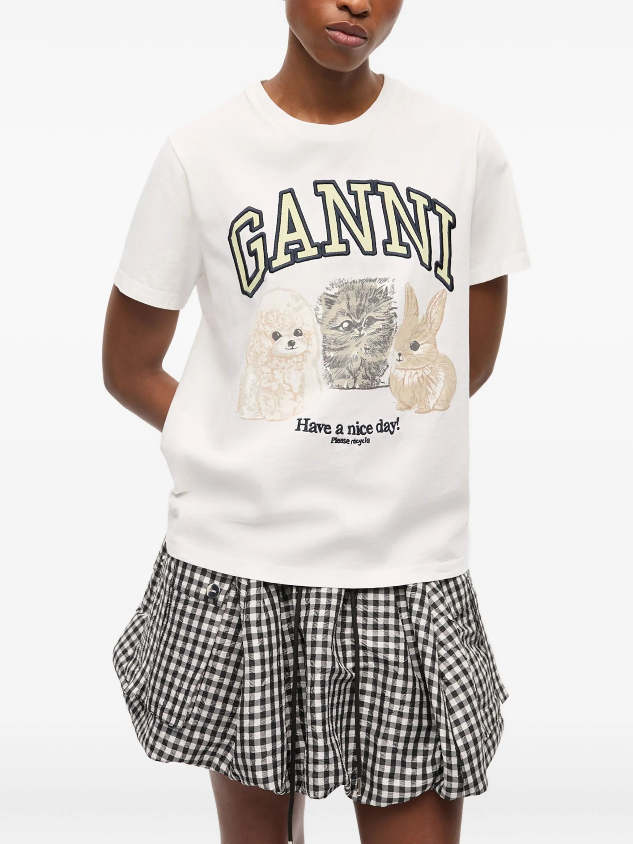 logo-print T-shirt