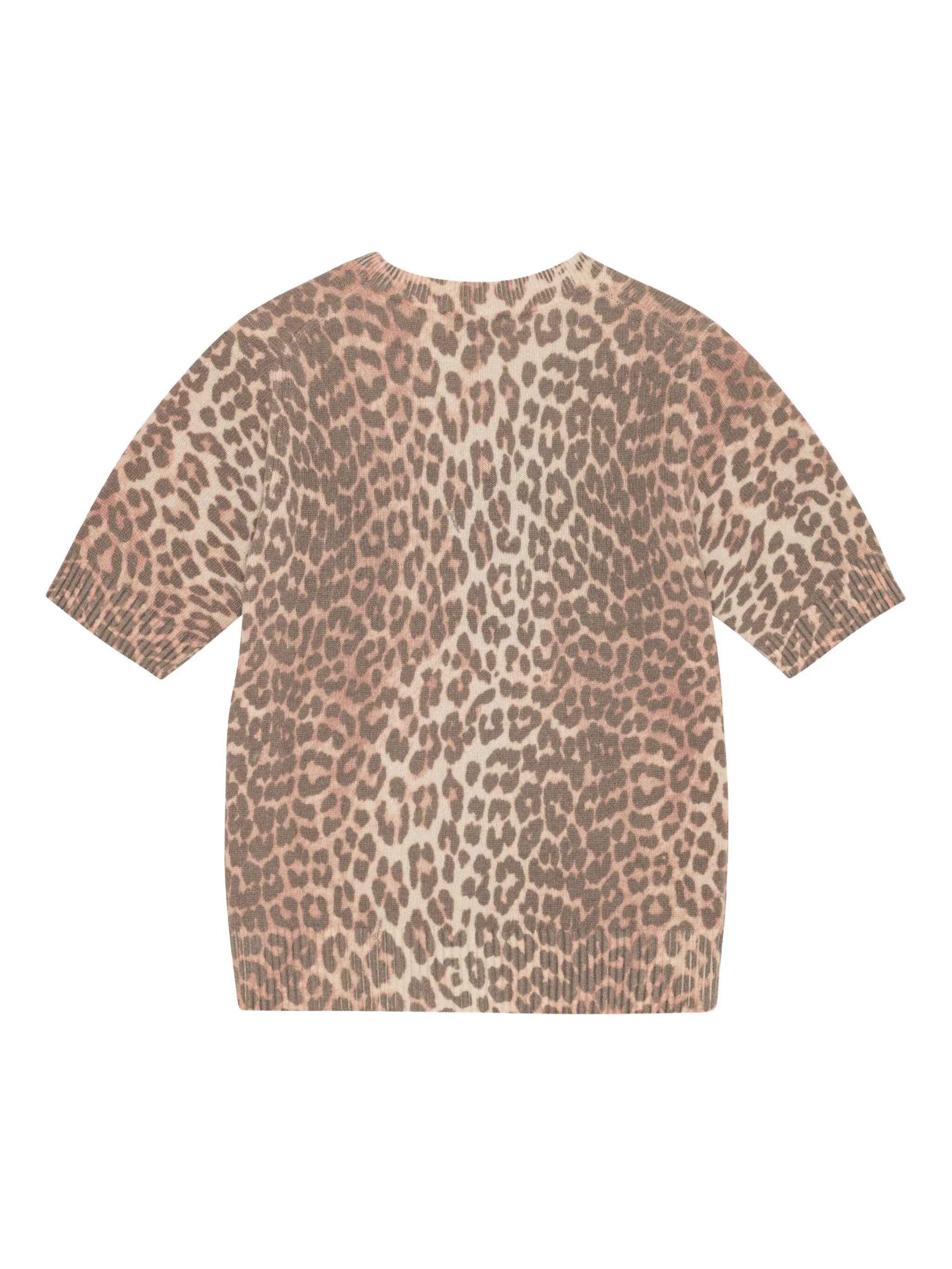 intarsia-knit logo T-shirt