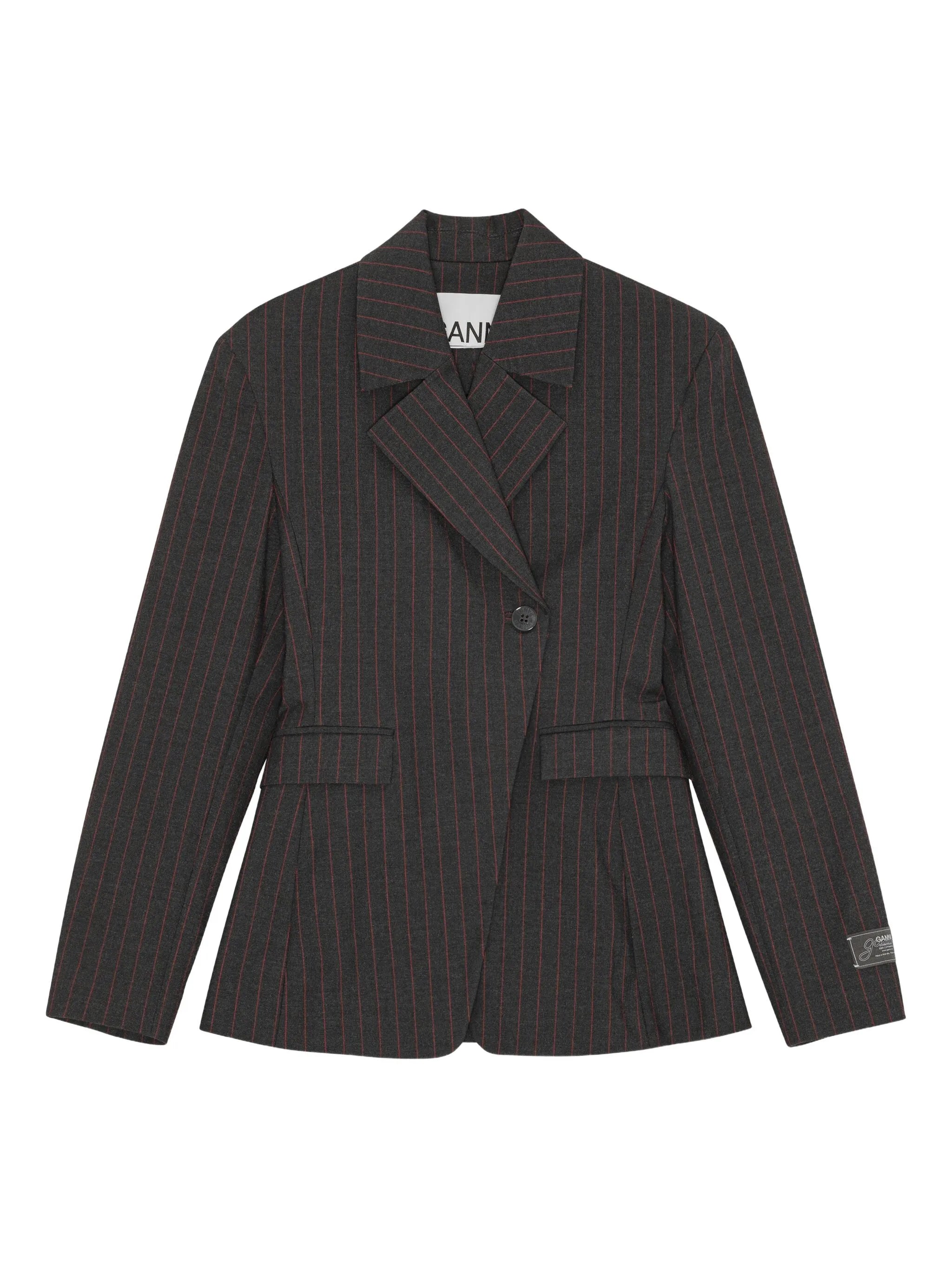 off-centre blazer