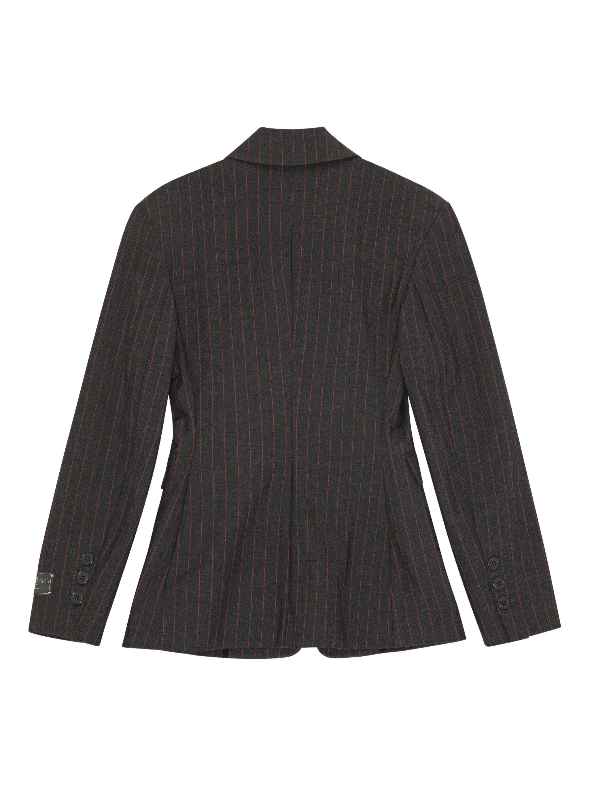 off-centre blazer