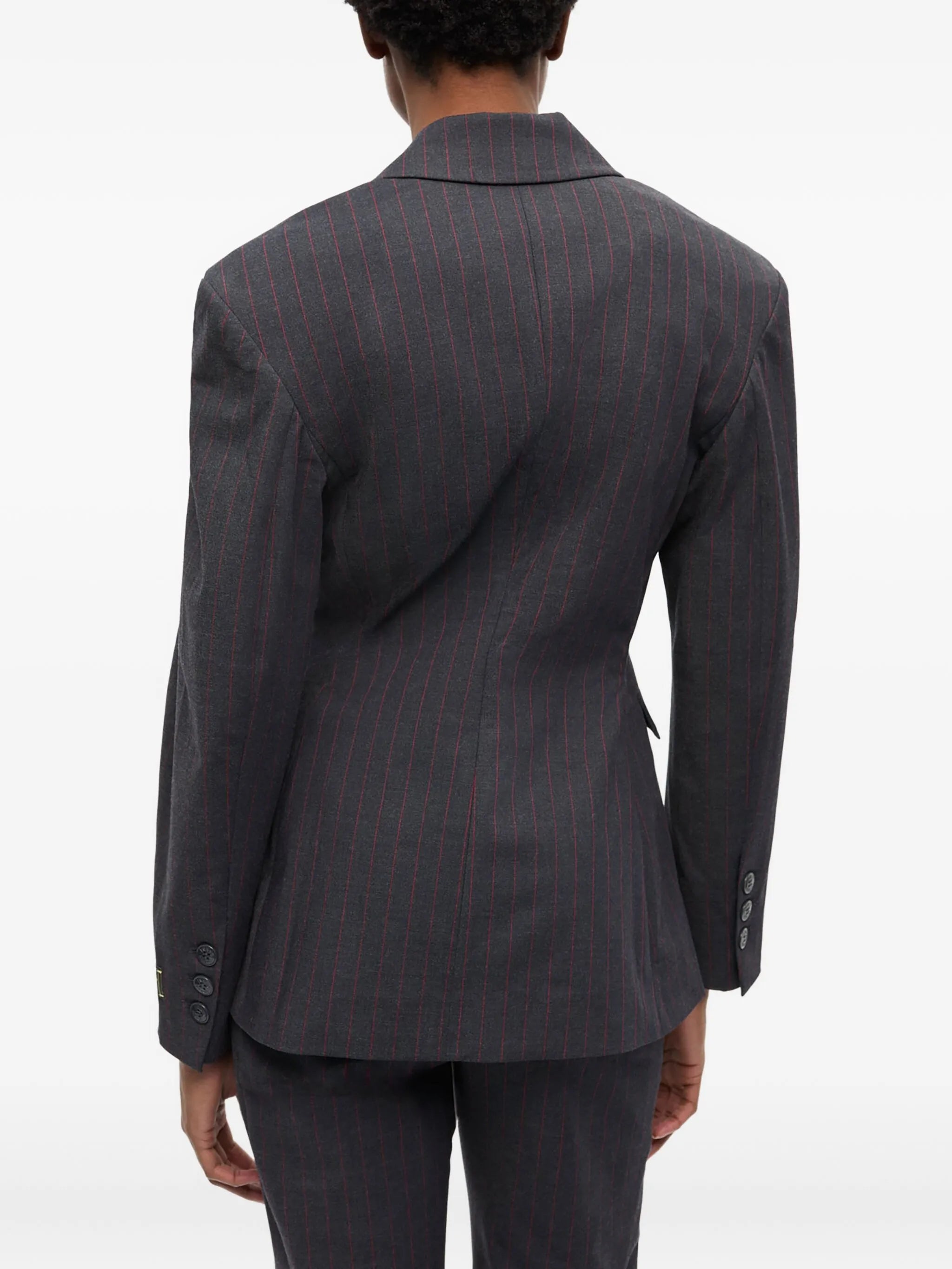 off-centre blazer