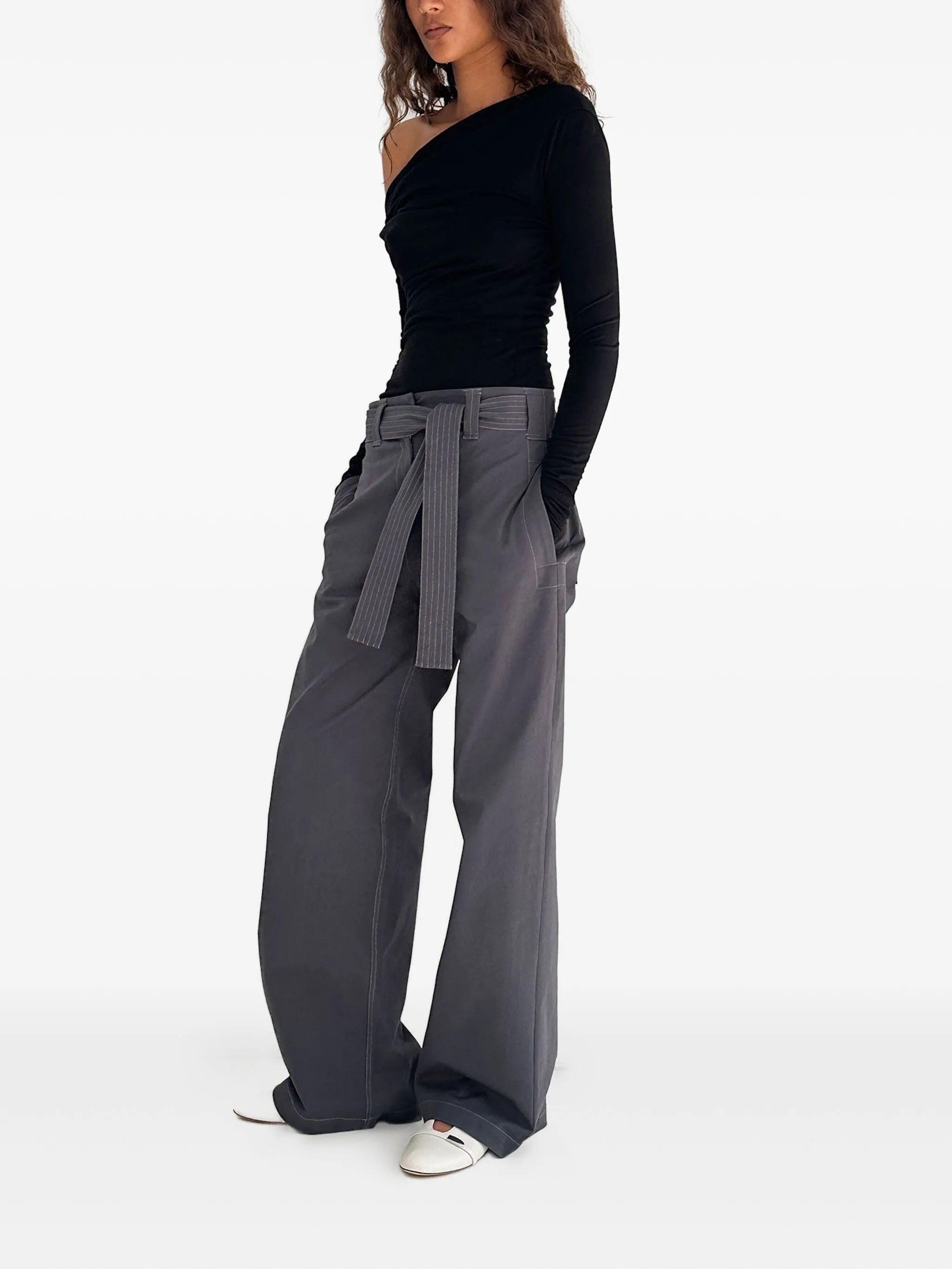 Elemental Manahou asymmetric off-shoulder top