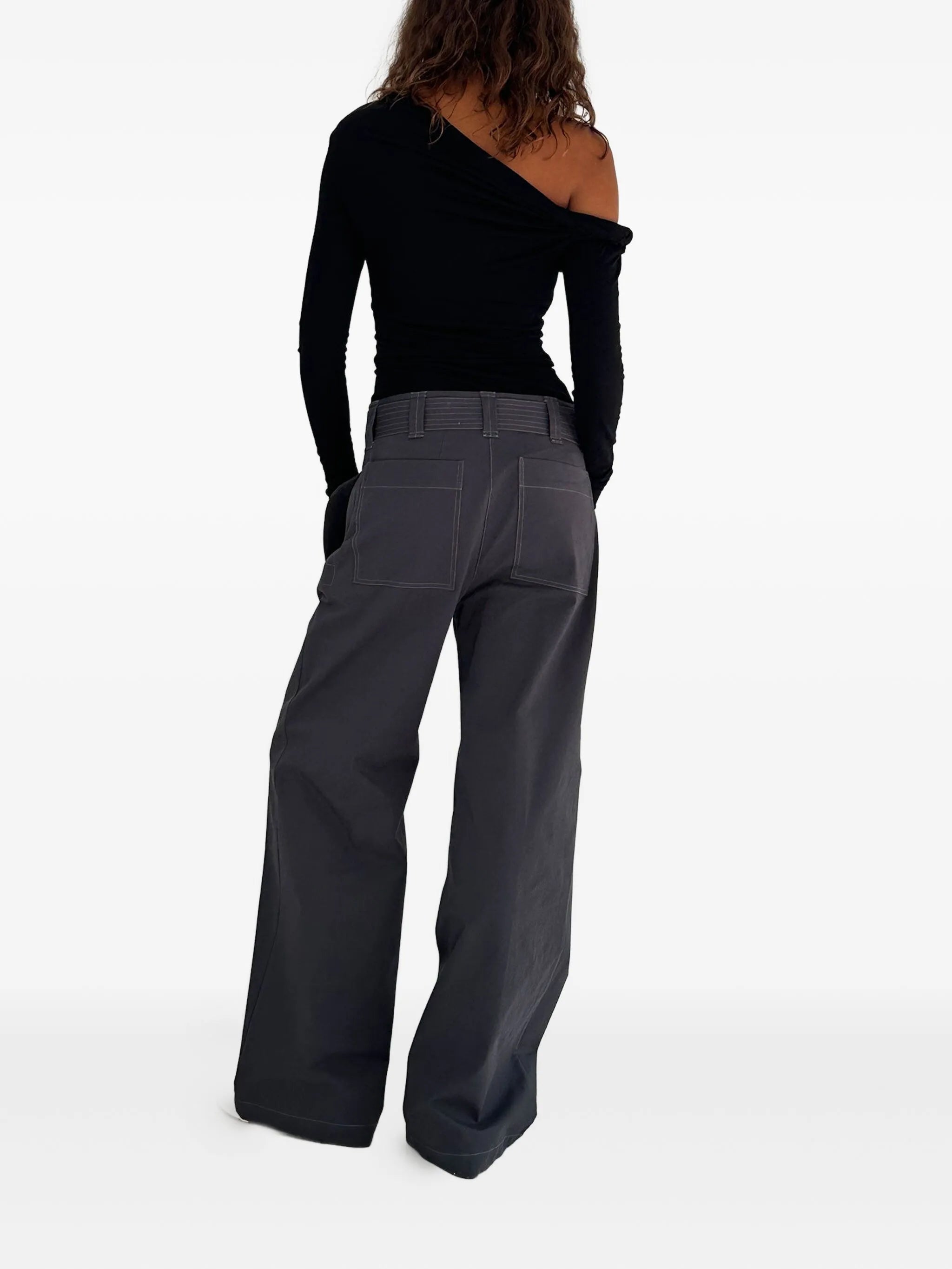 Elemental Manahou asymmetric off-shoulder top