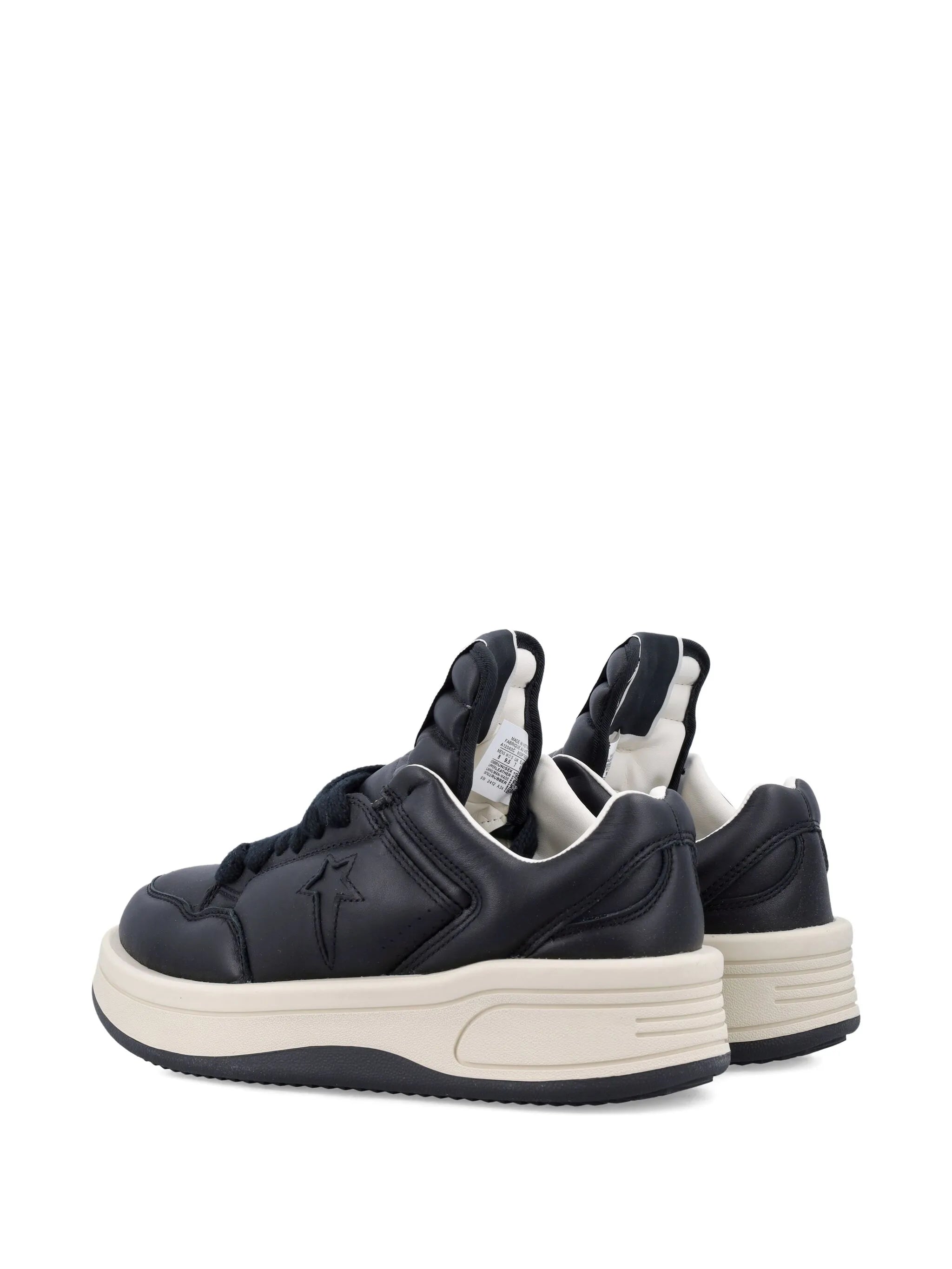 leather sneakers