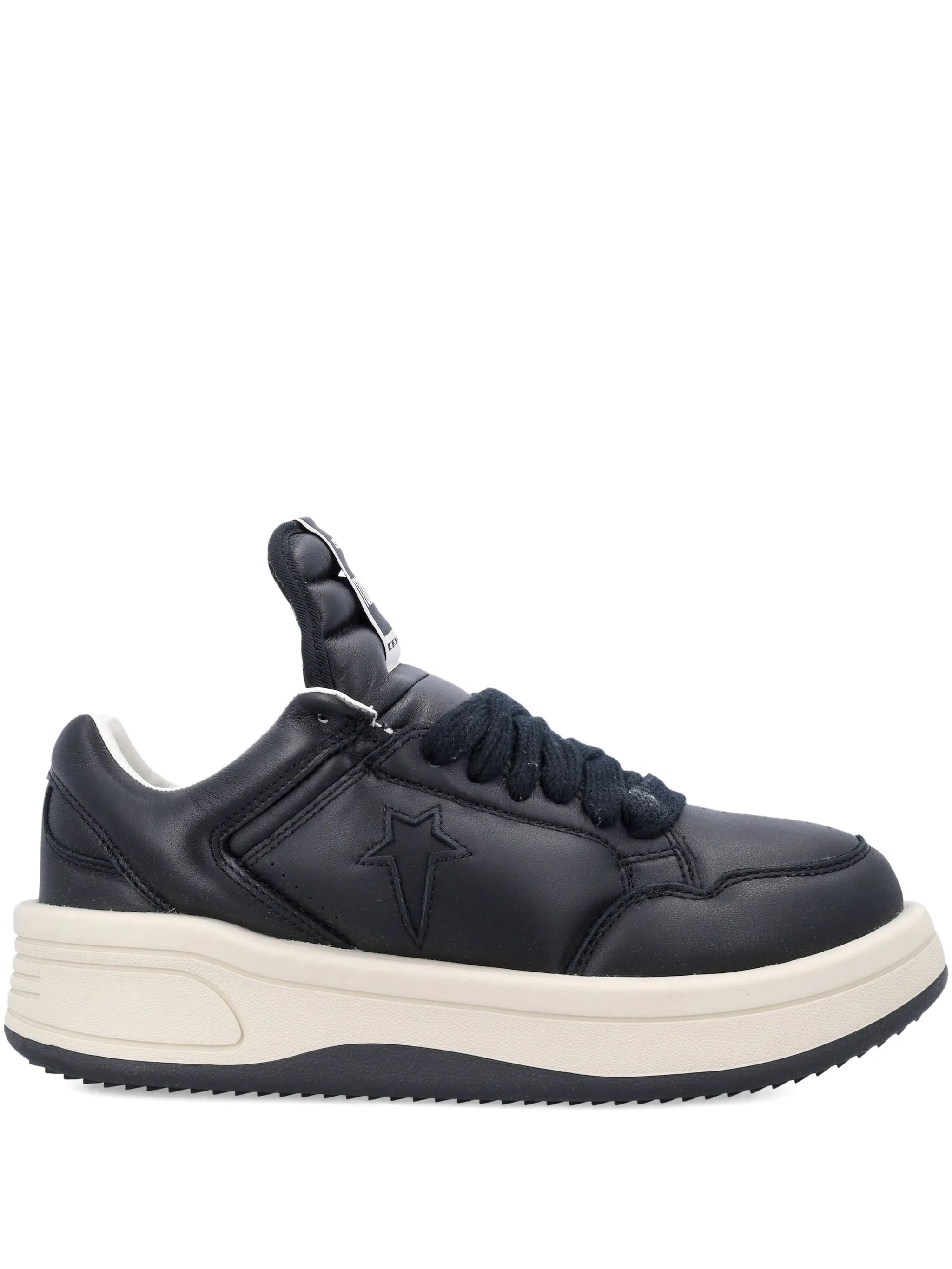 leather sneakers