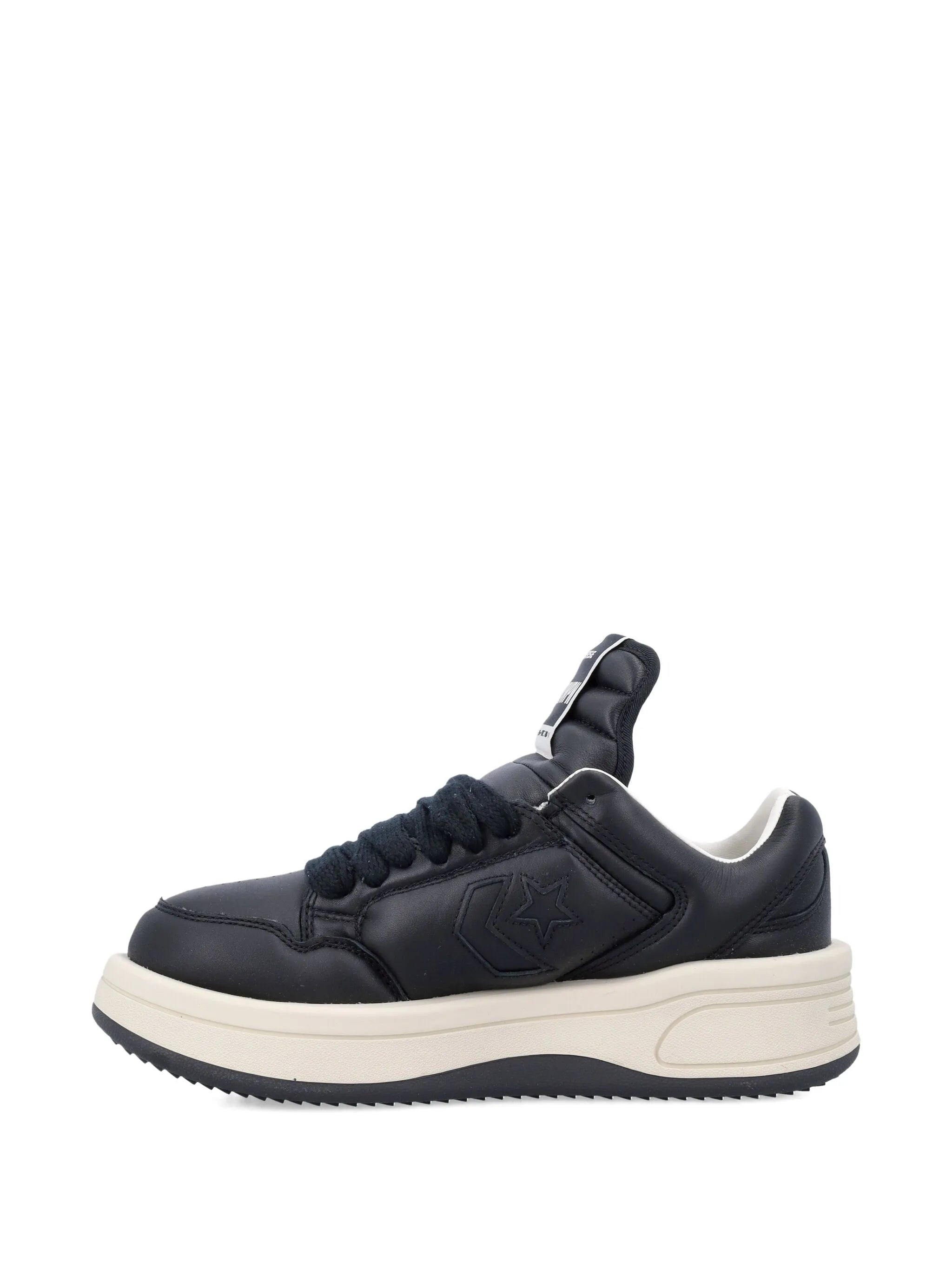 leather sneakers