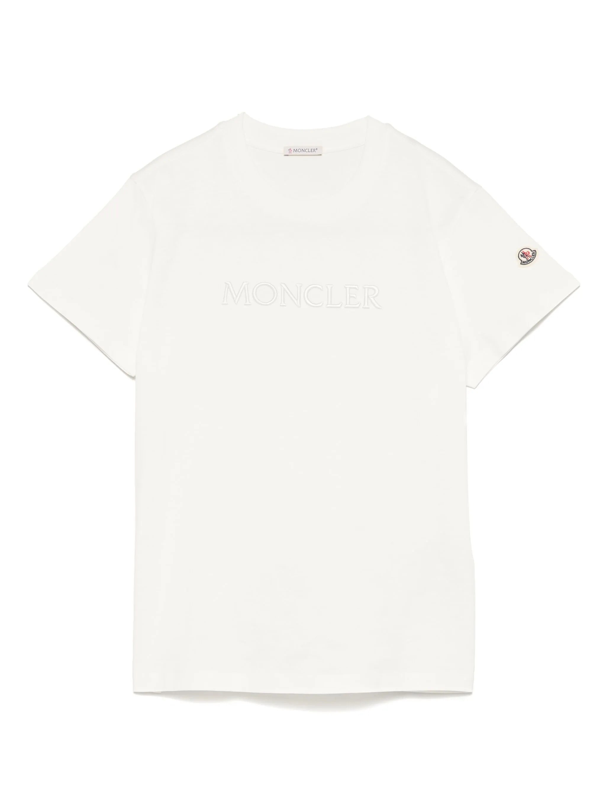 logo-embroidered T-shirt