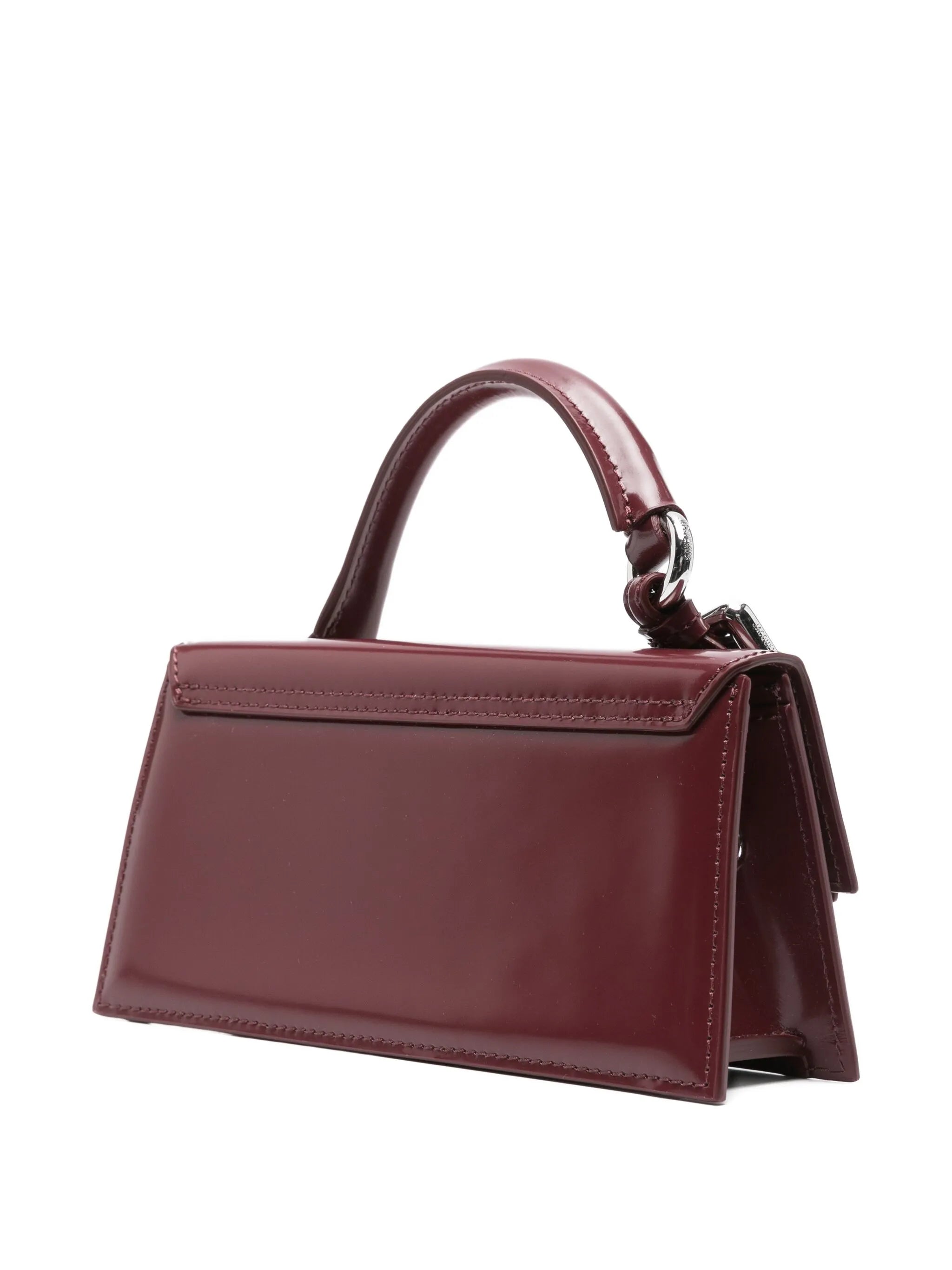 boucle top-handle bag