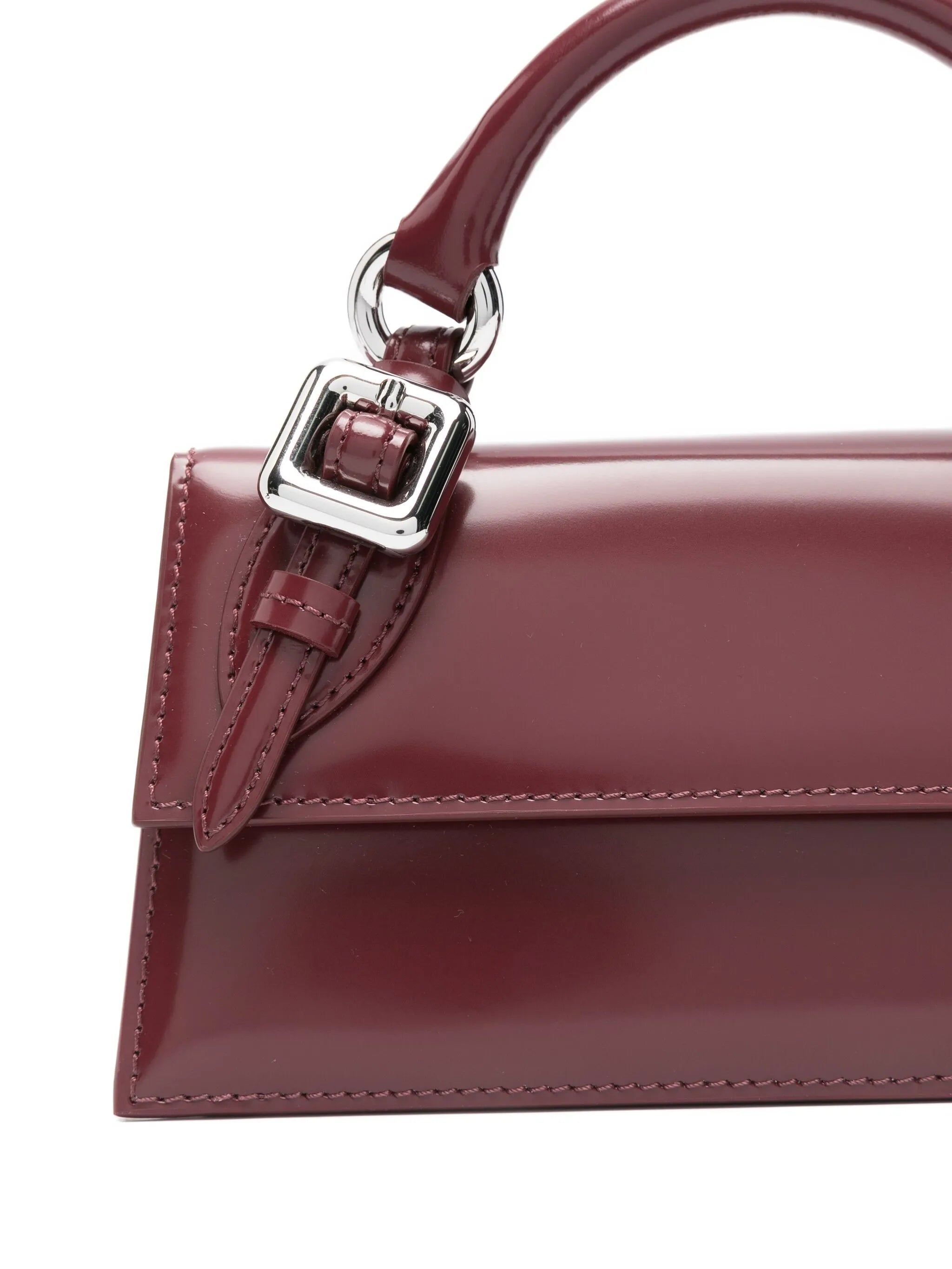 boucle top-handle bag