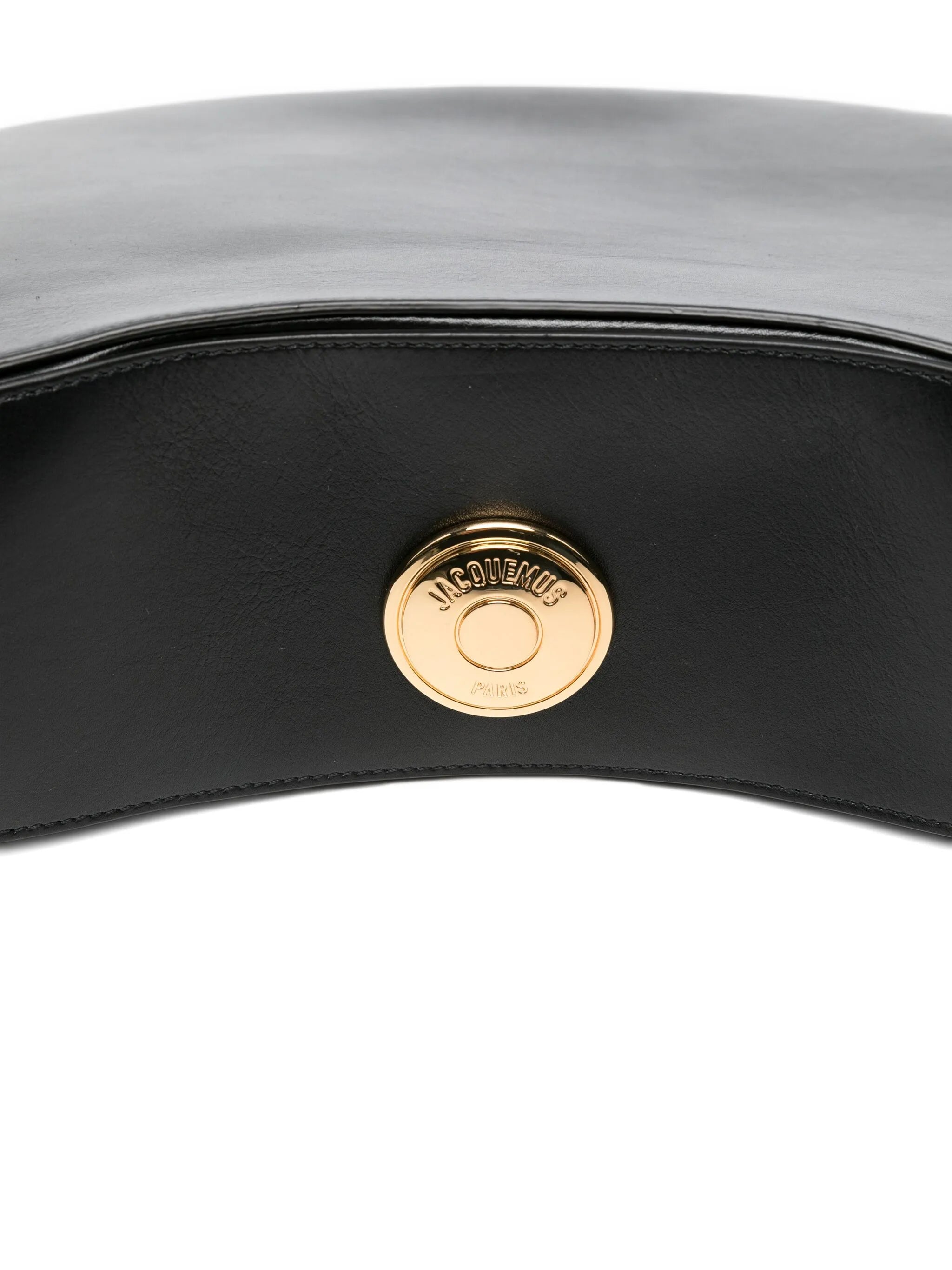 crescent leather bag