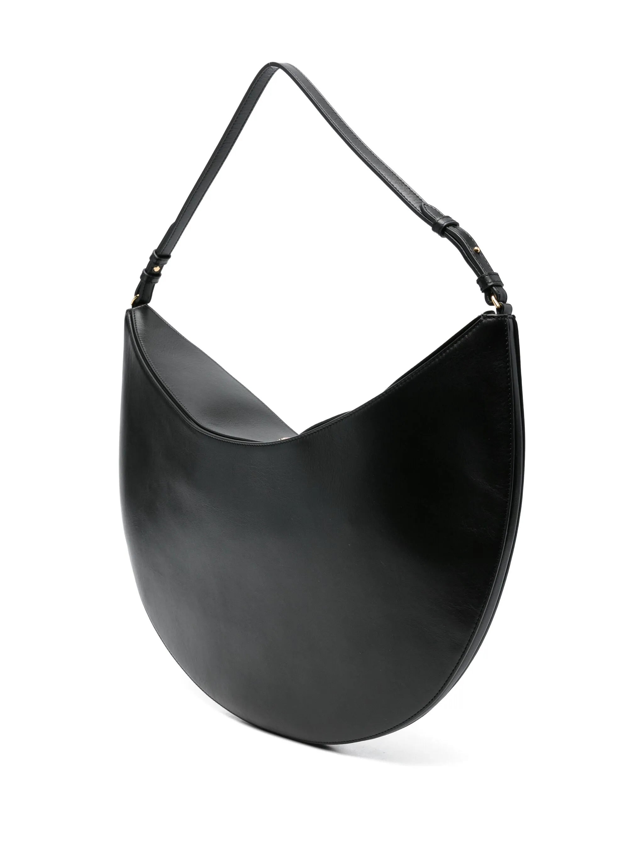 crescent leather bag