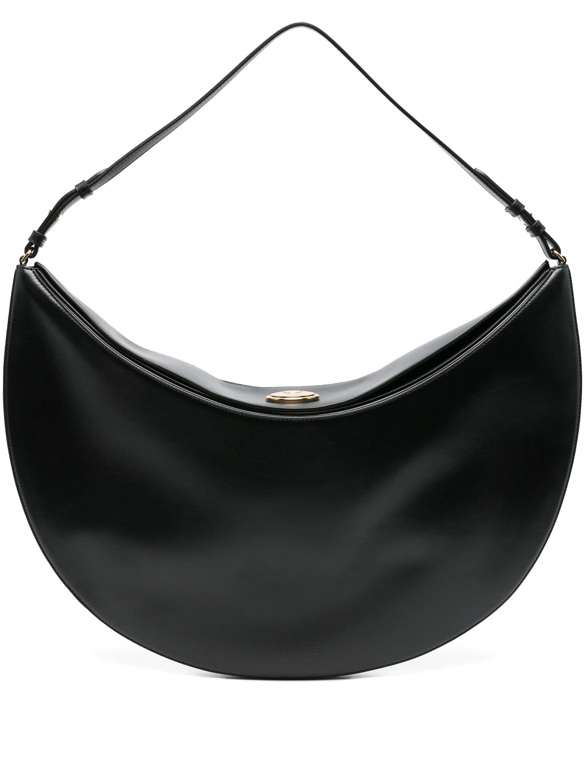 crescent leather bag