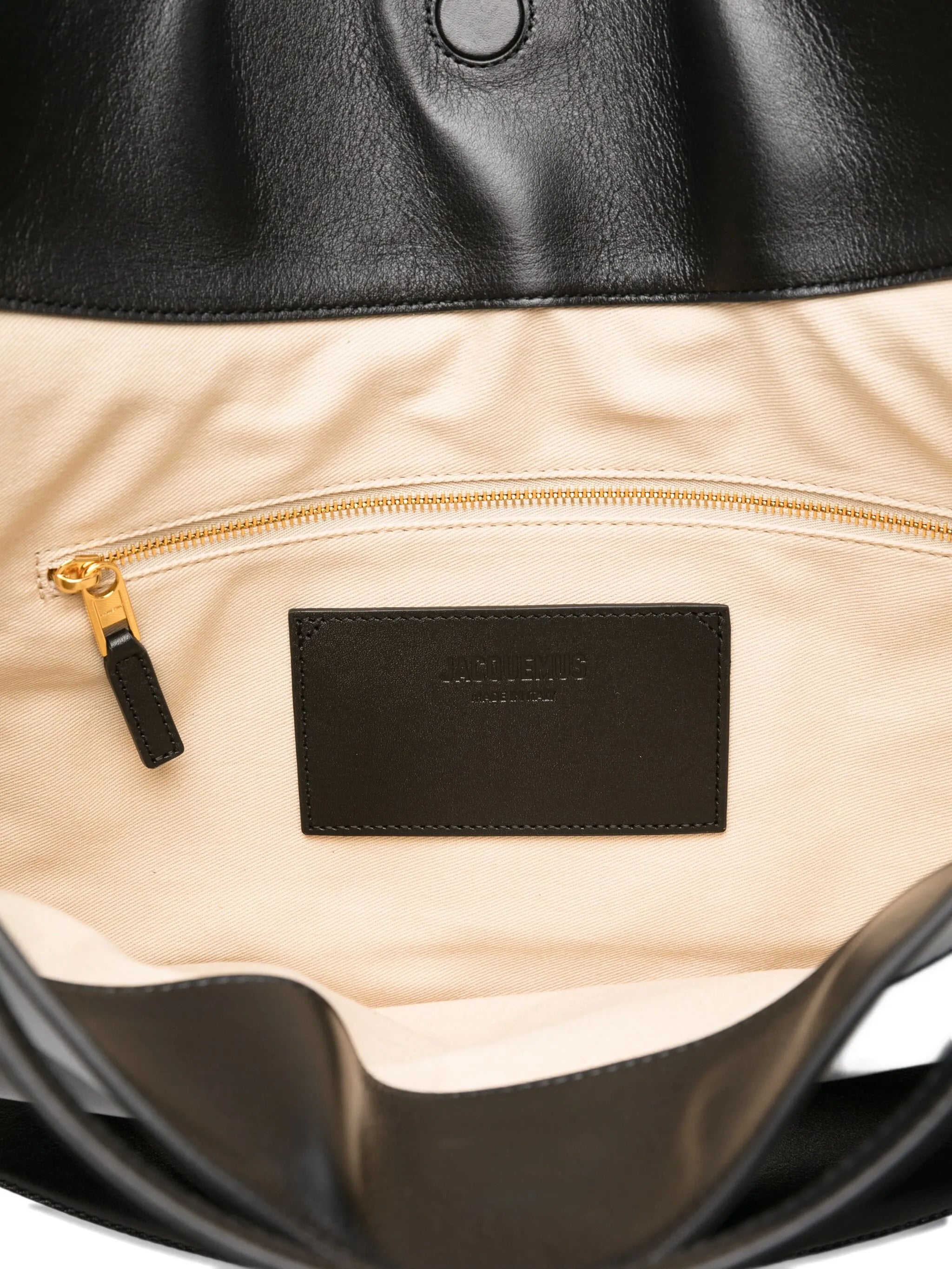 crescent leather bag