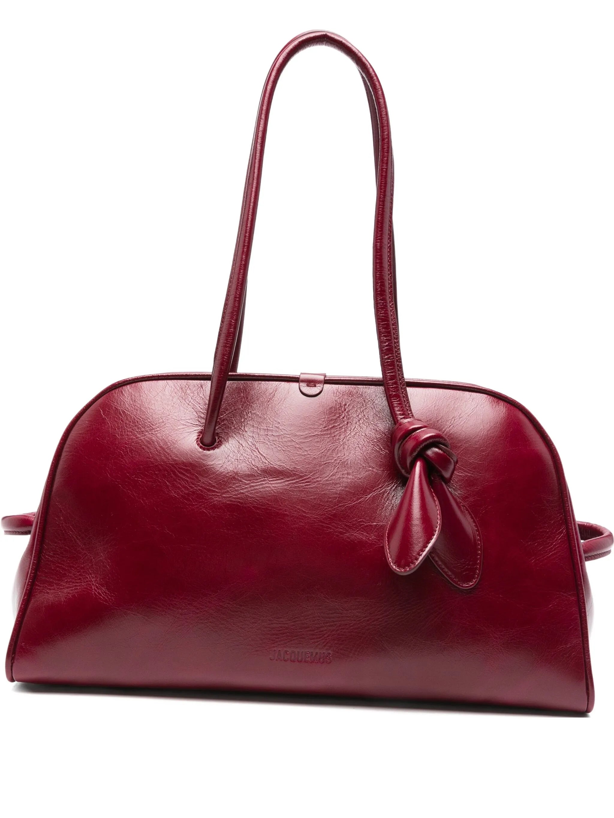 top-handle knot bag