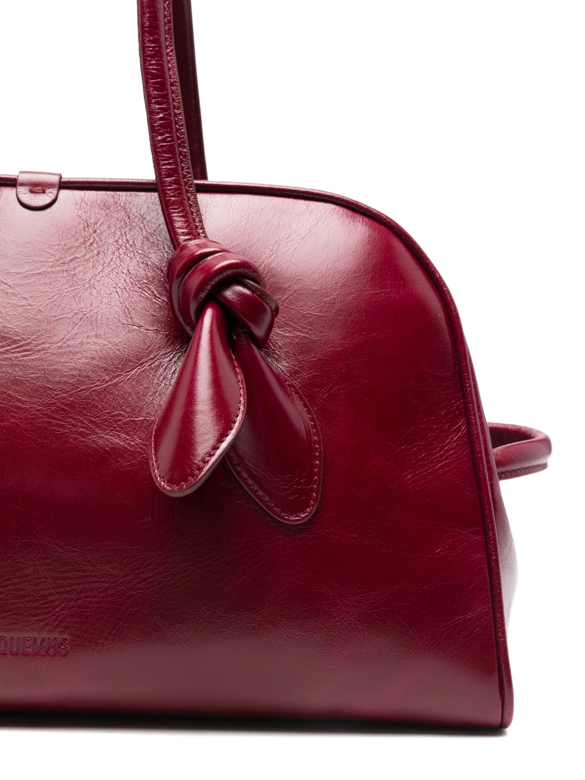 top-handle knot bag