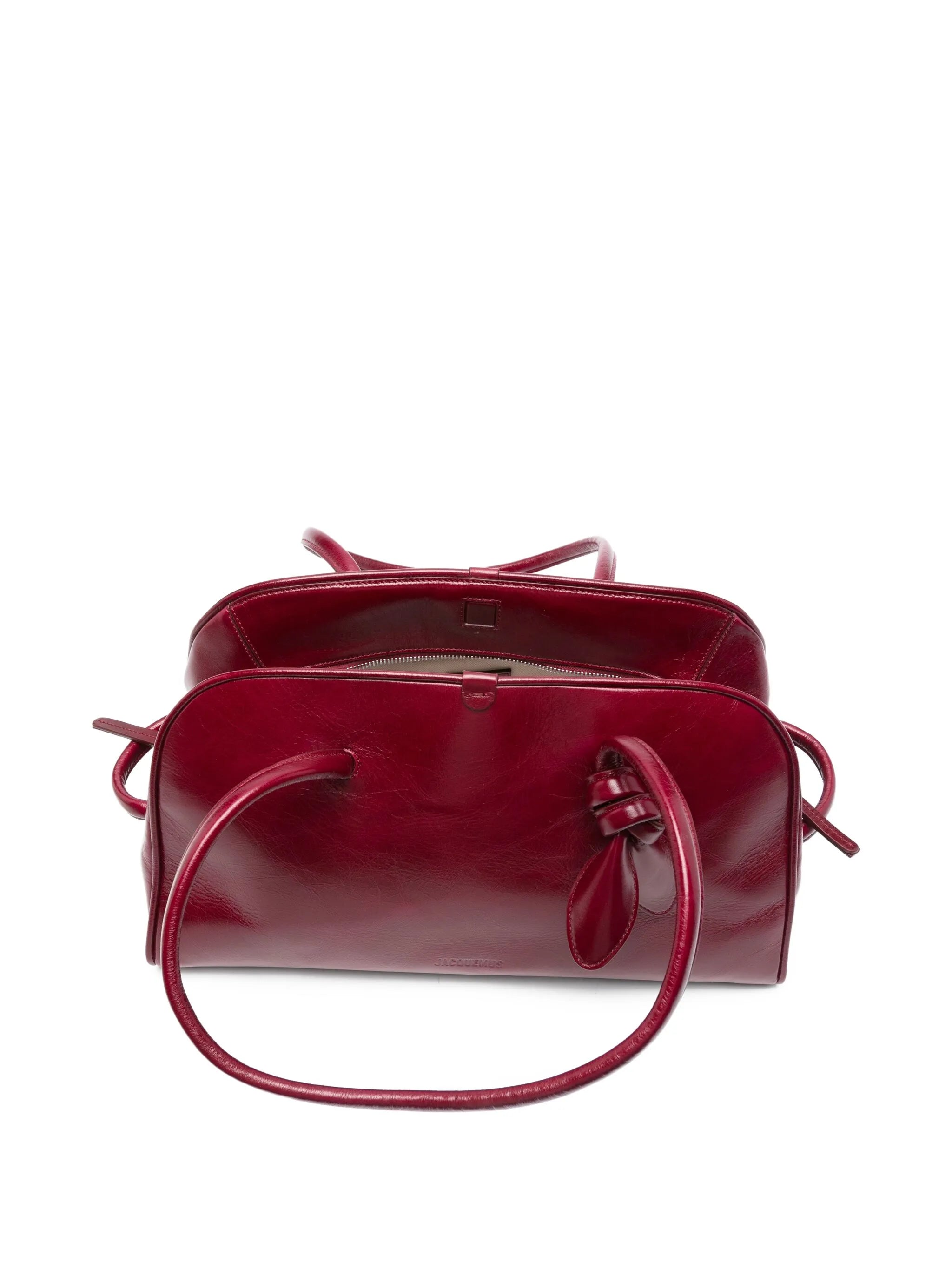top-handle knot bag