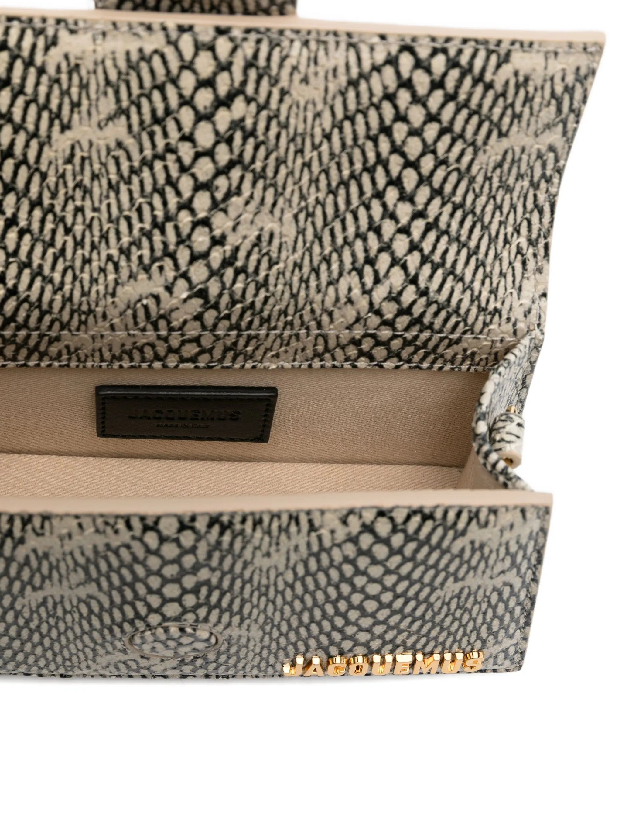Le Bambino snake-print tote bag