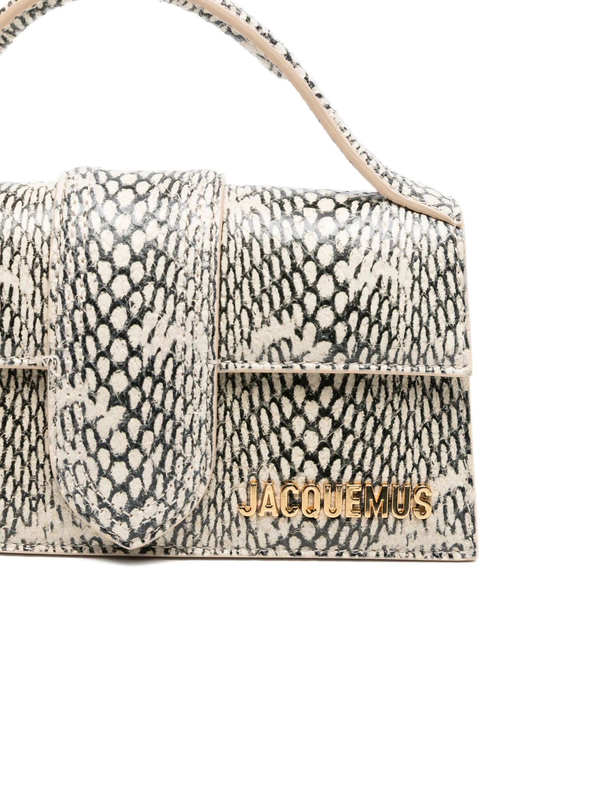 Le Bambino snake-print tote bag