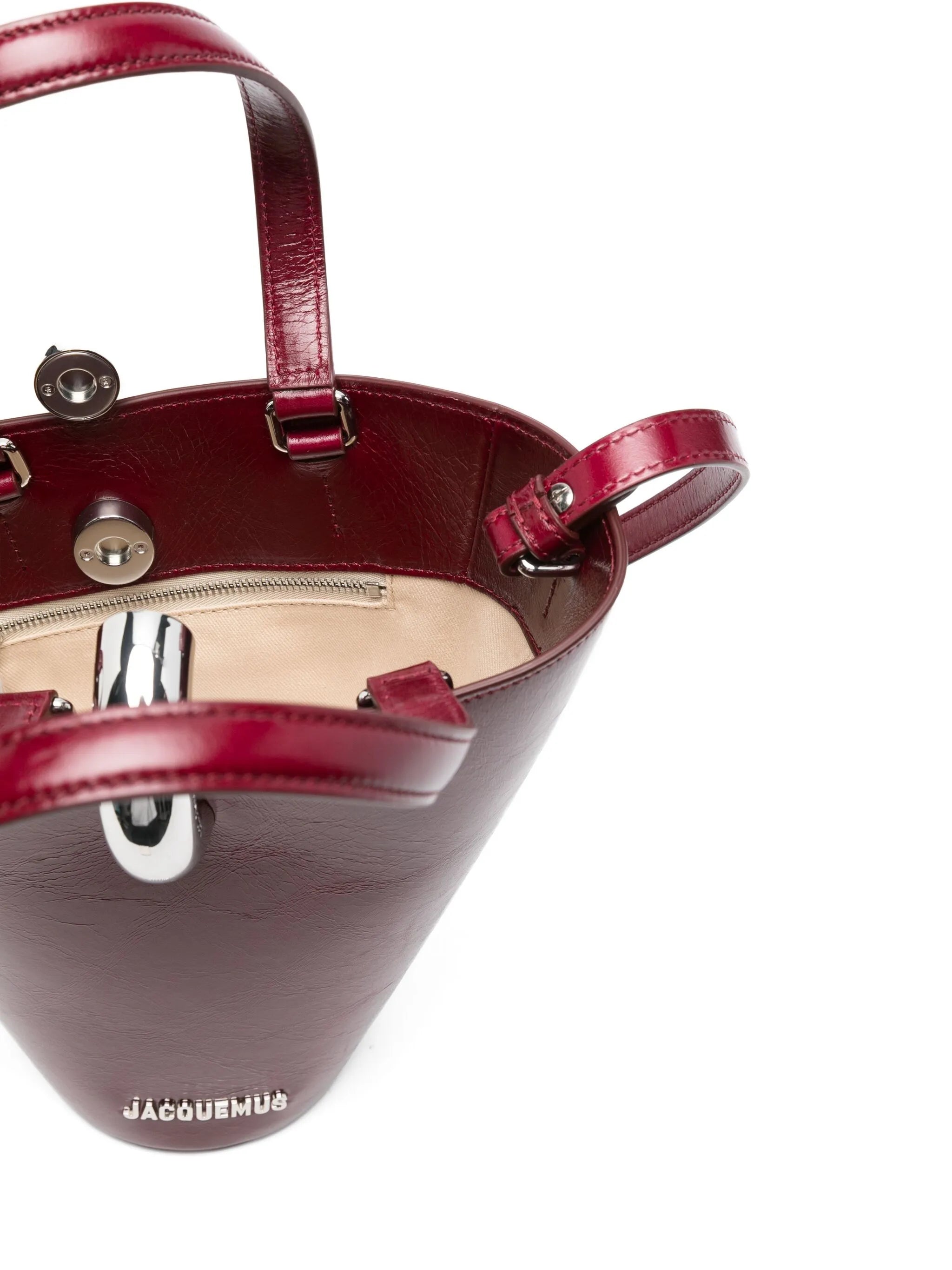 curved-handle tote bag