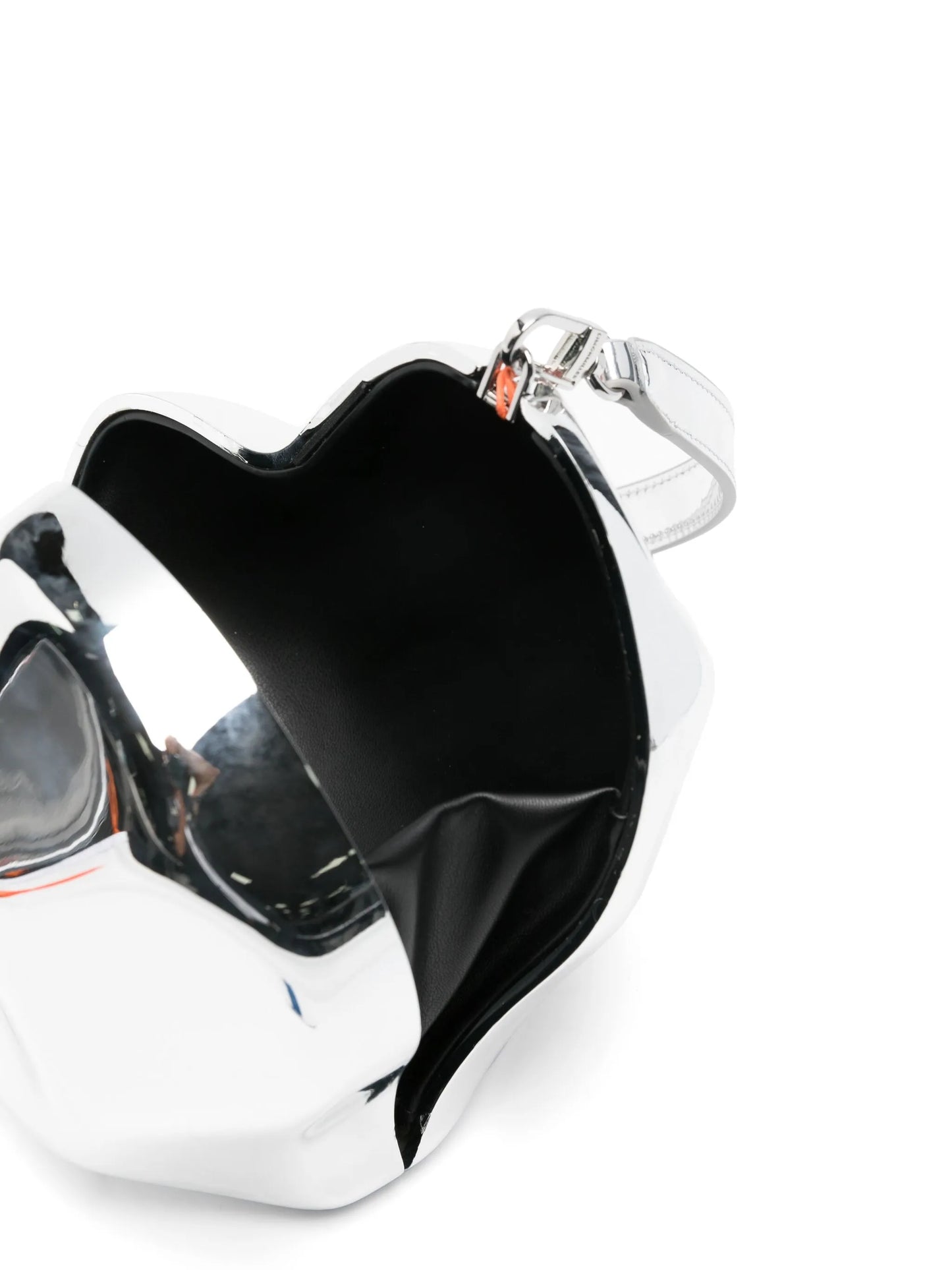 heart-shaped molded clutch bag