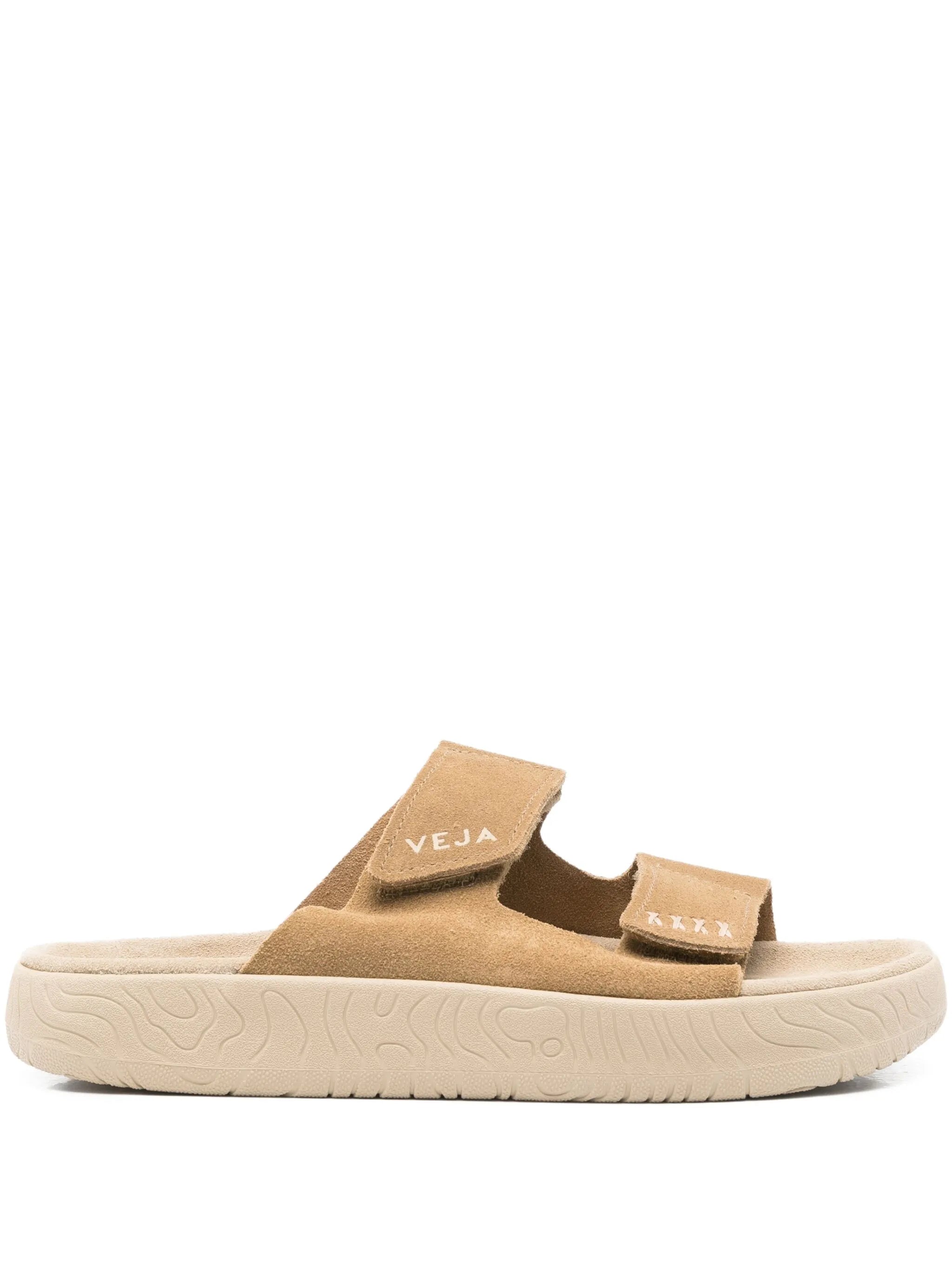 Etna double-strap suede sandals