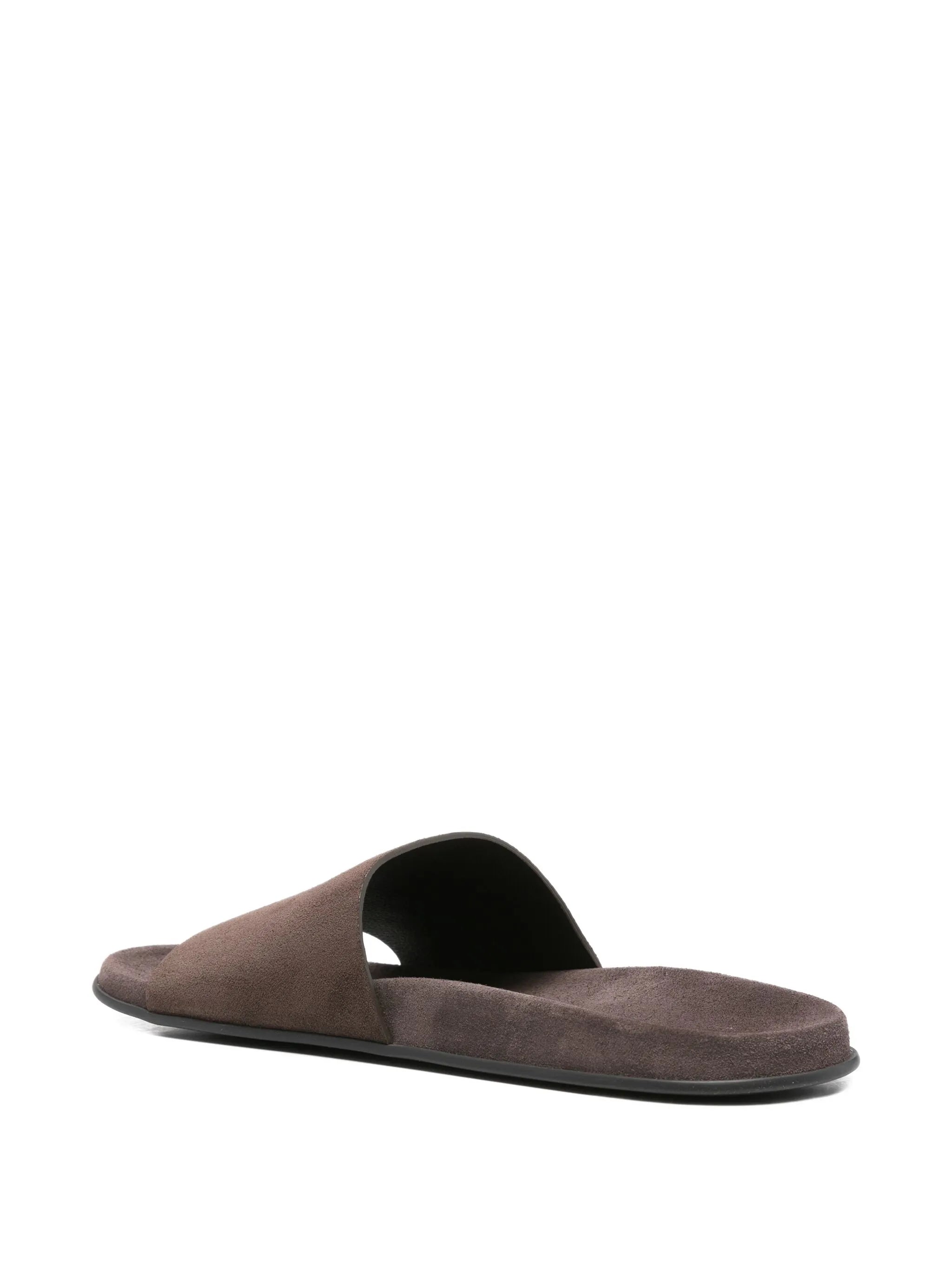 Hugh leather slides