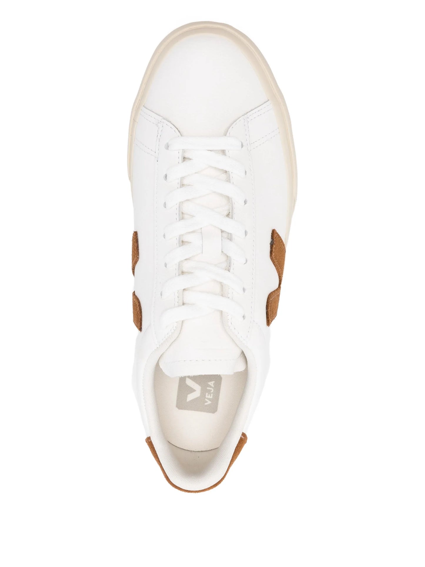 Campo leather white cognac sneakers