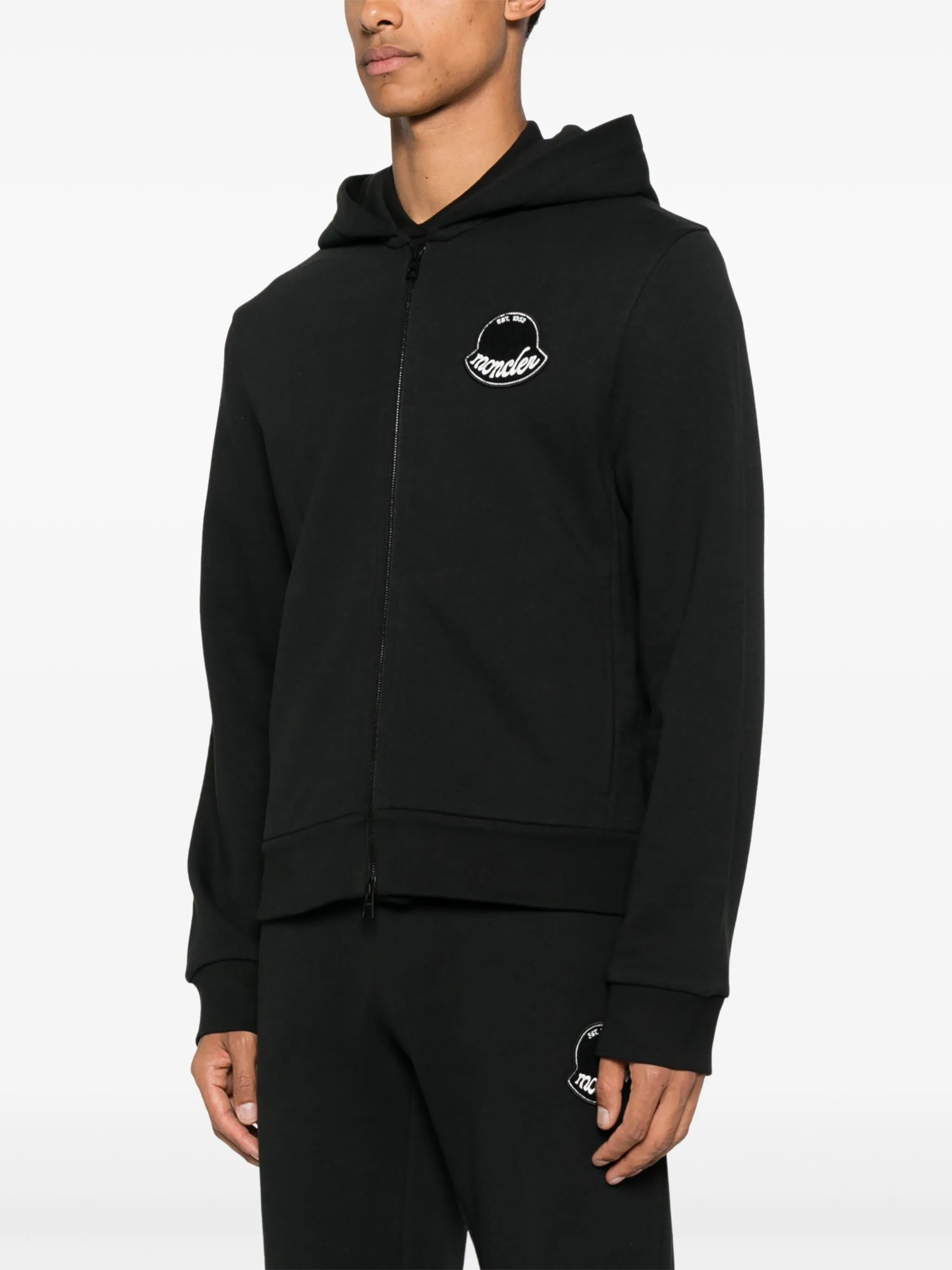 zip-up cardigan