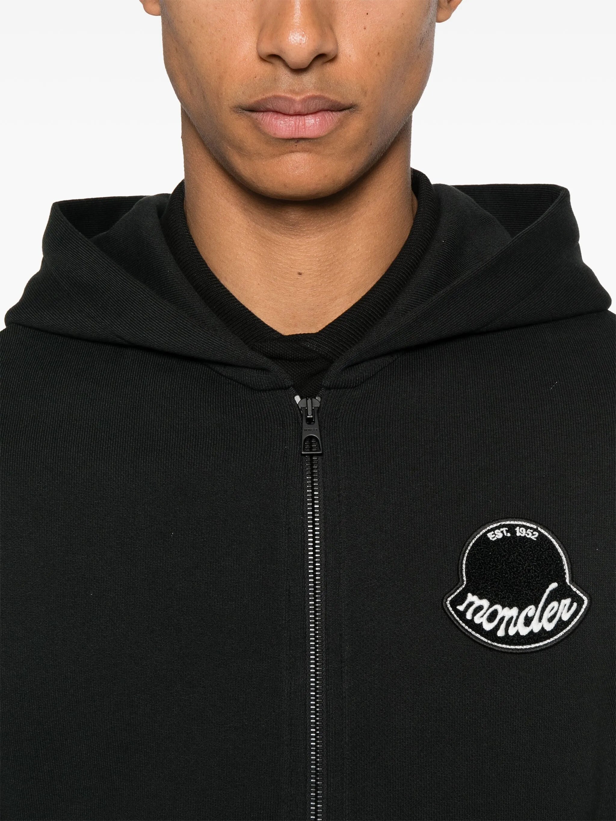 zip-up cardigan