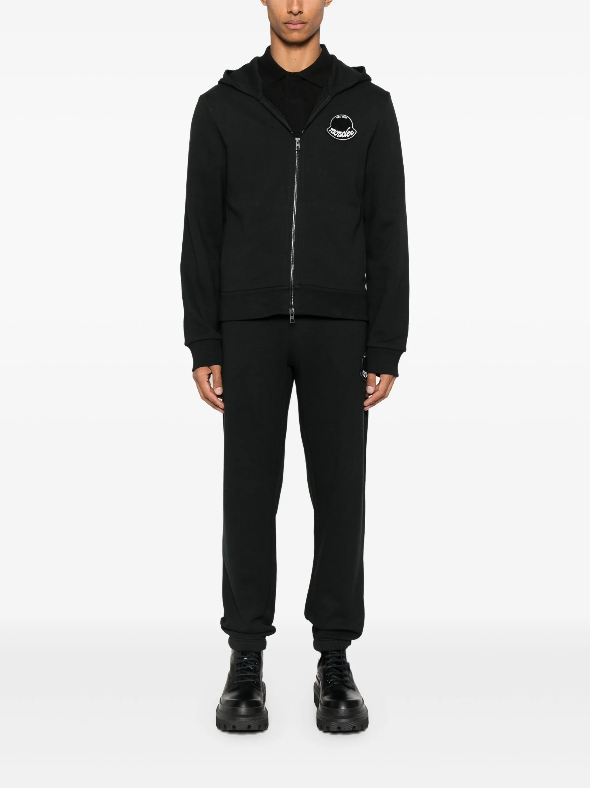 zip-up cardigan