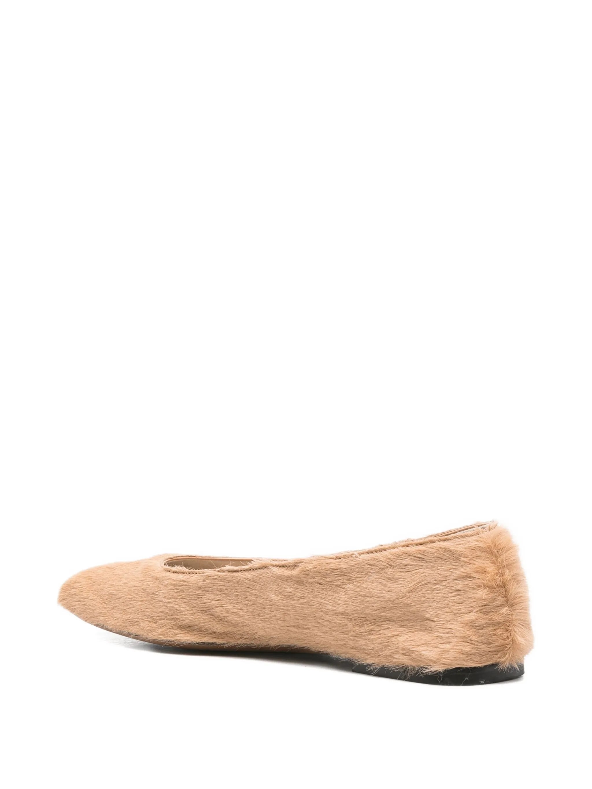 leather ballet flats