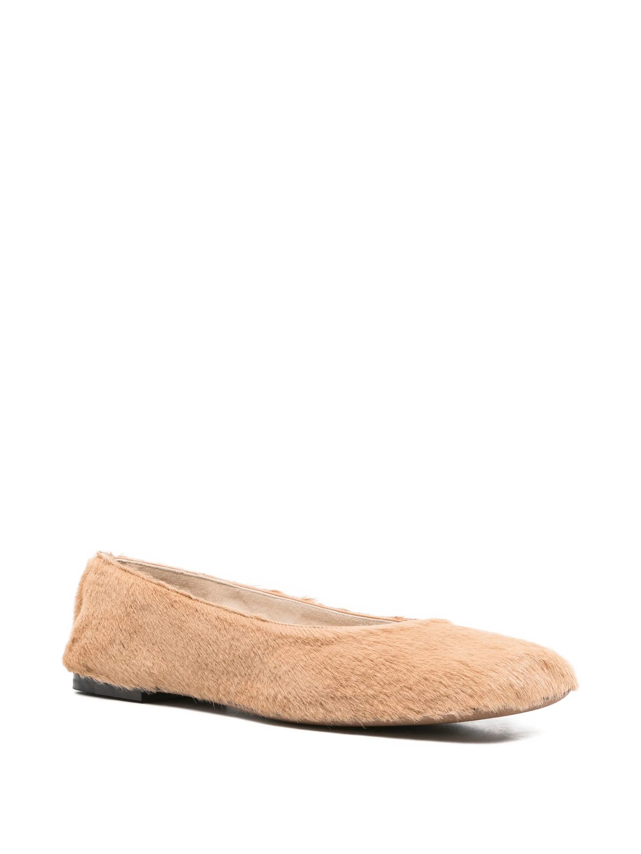 leather ballet flats