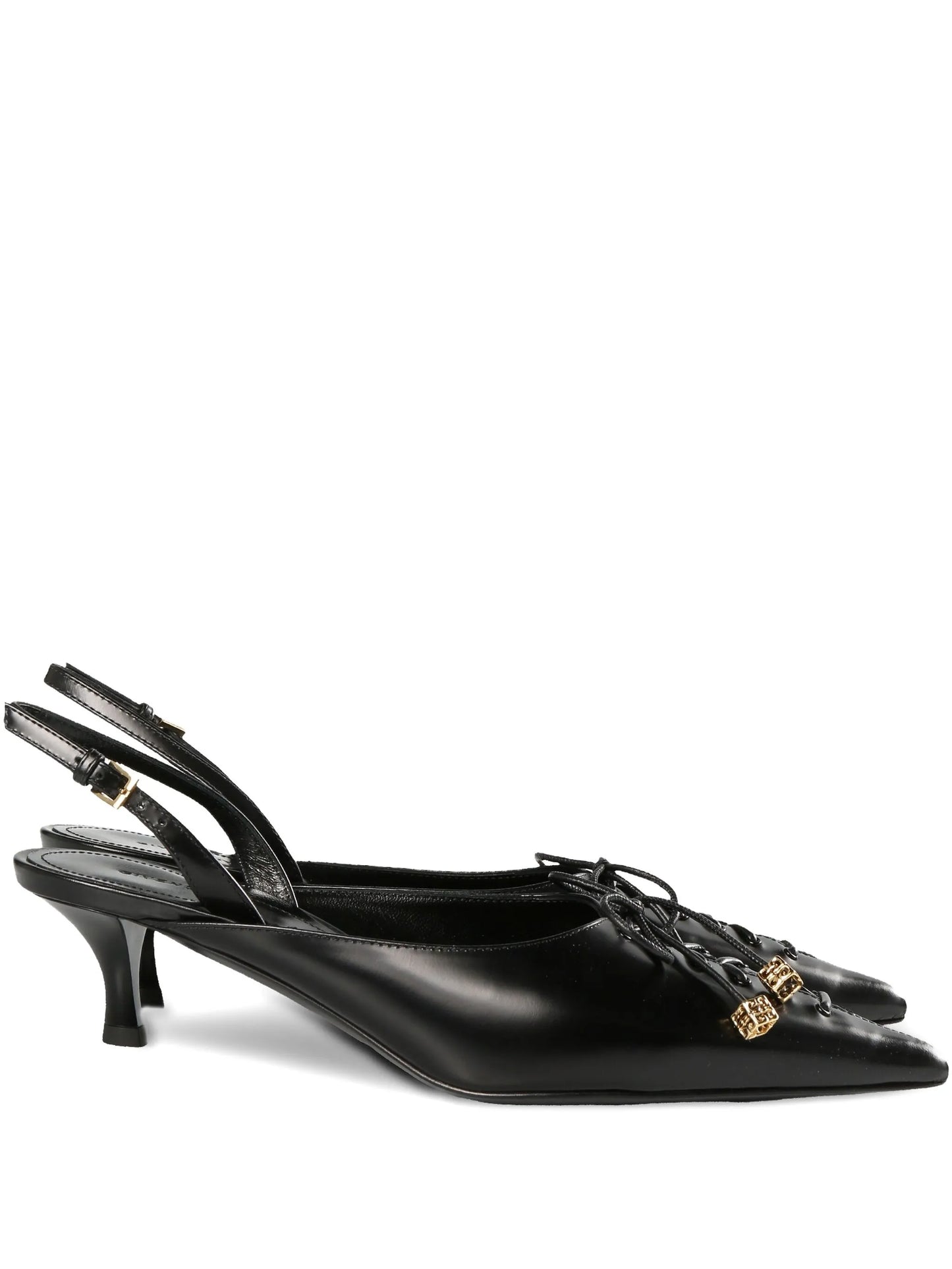 45mm lace-up pumps