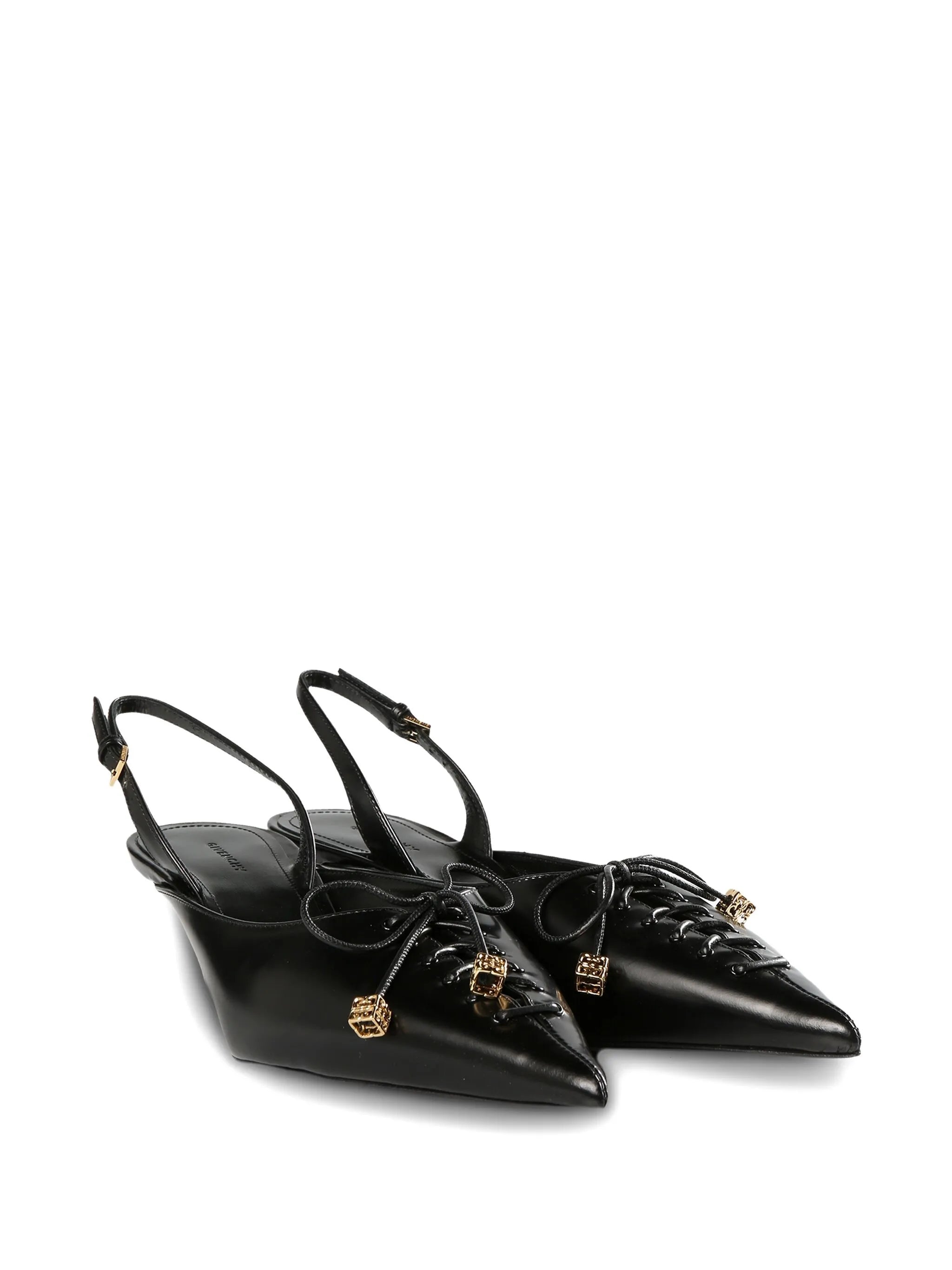 45mm lace-up pumps