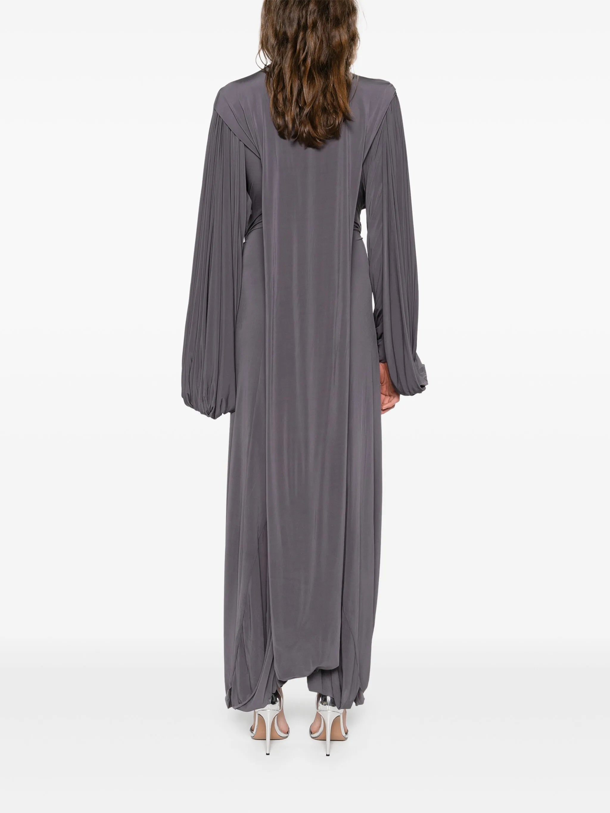 Sculptured Torso maxi dress