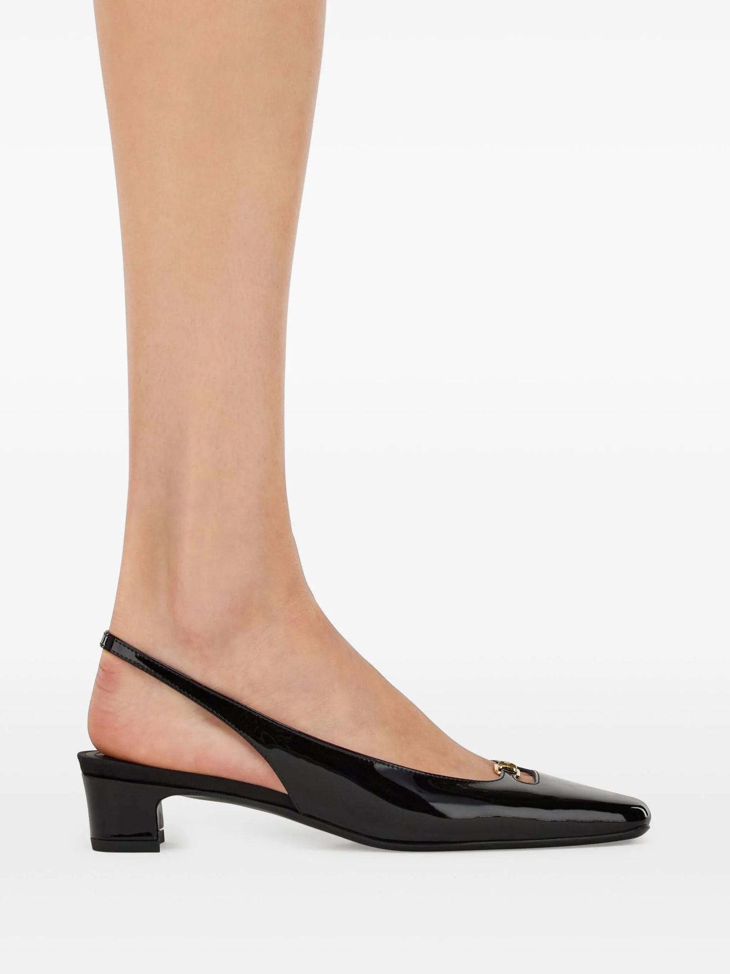 30mm cut-out slingback pumps