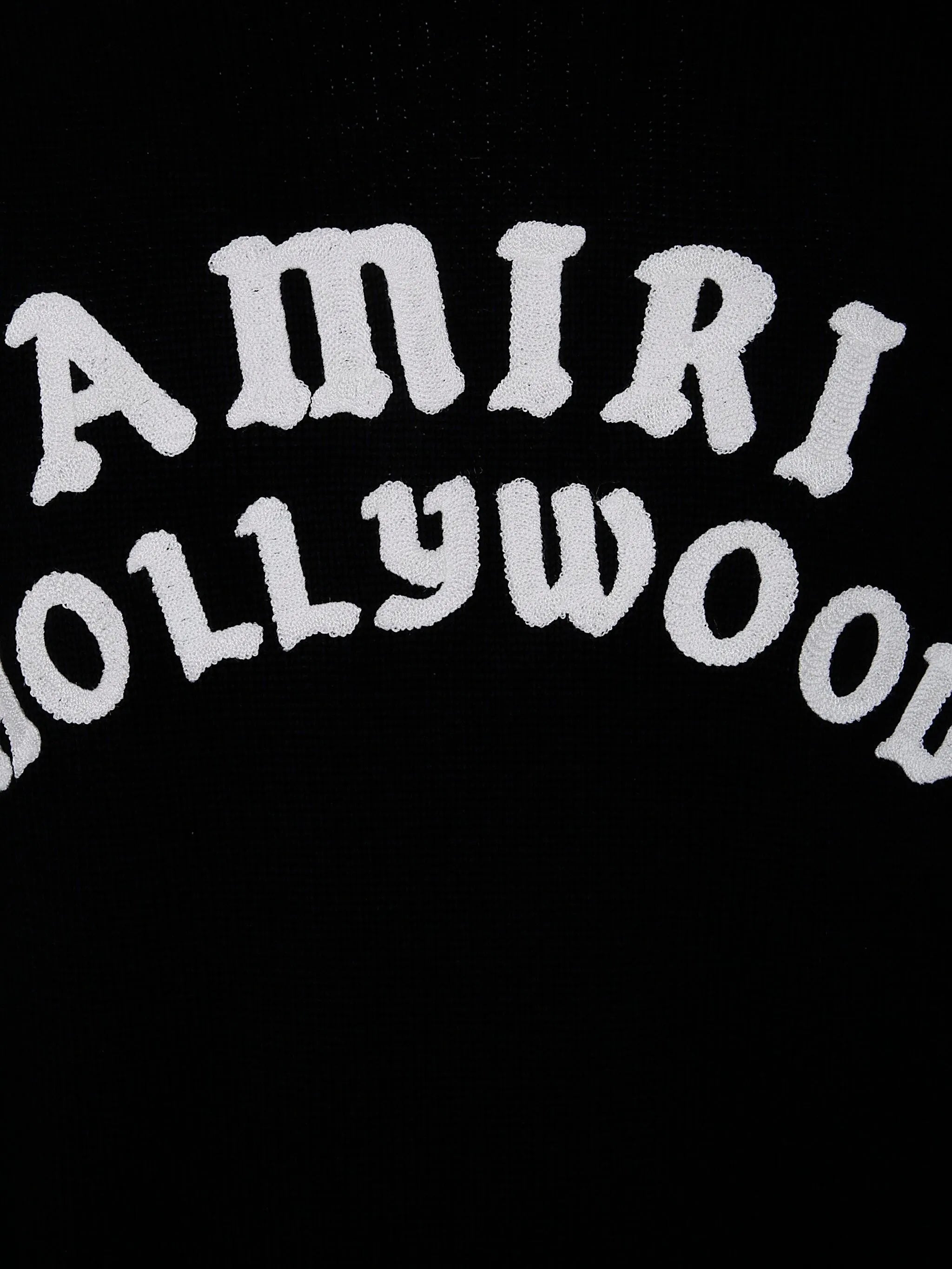 Hollywood logo-embroidered knit sweater
