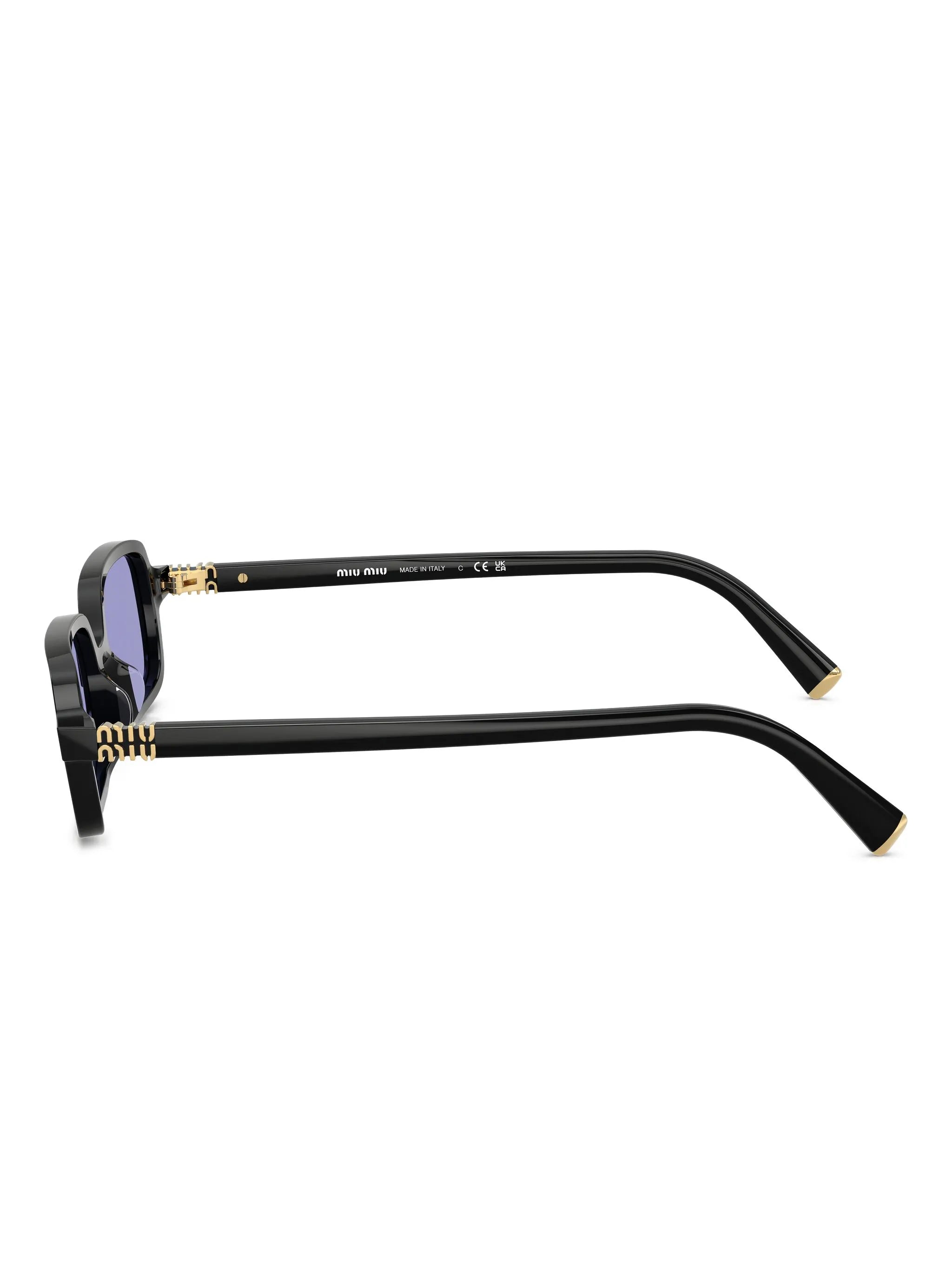 logo-lettering sunglasses