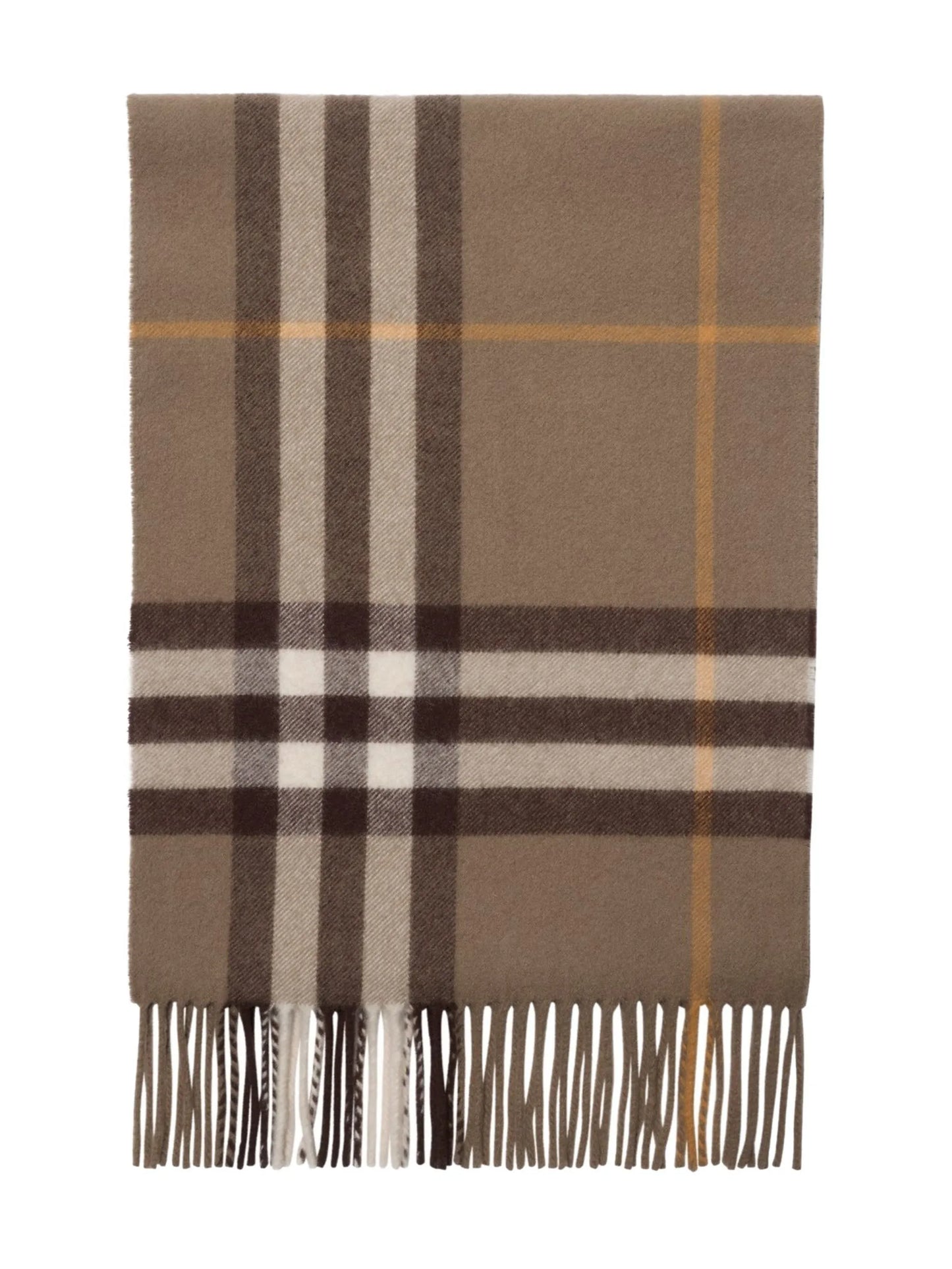 checked cashmere scarf