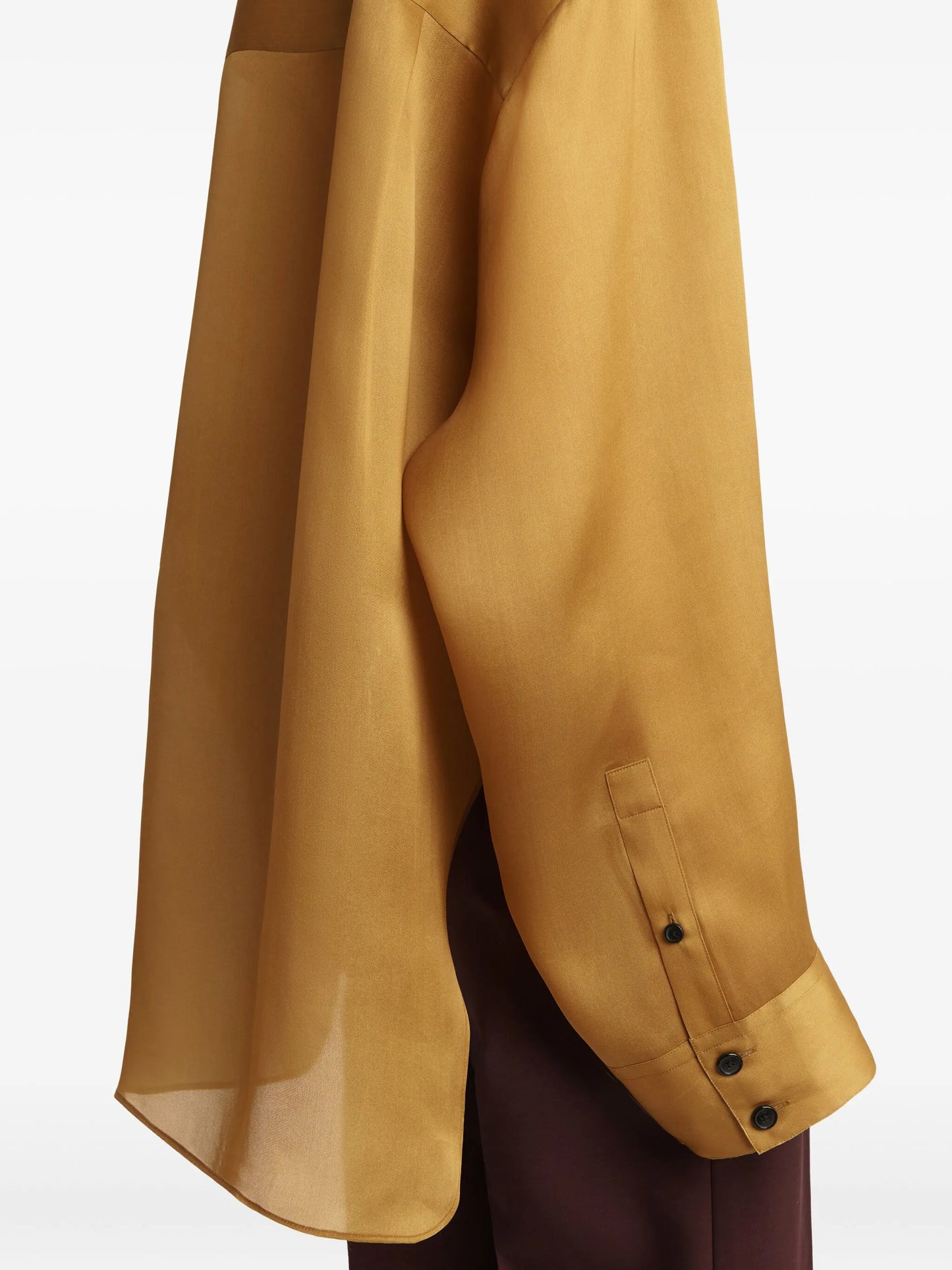 Matteo button-up organza shirt