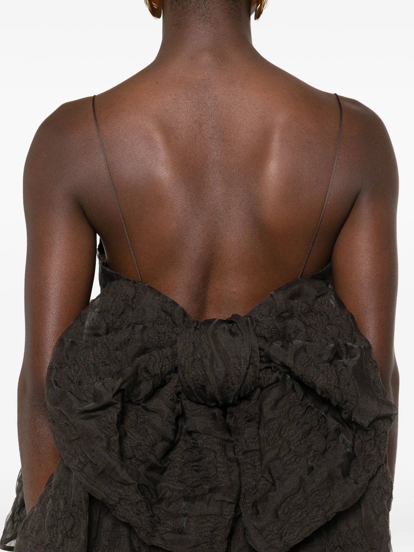 Veronica matelassé-effect tank top