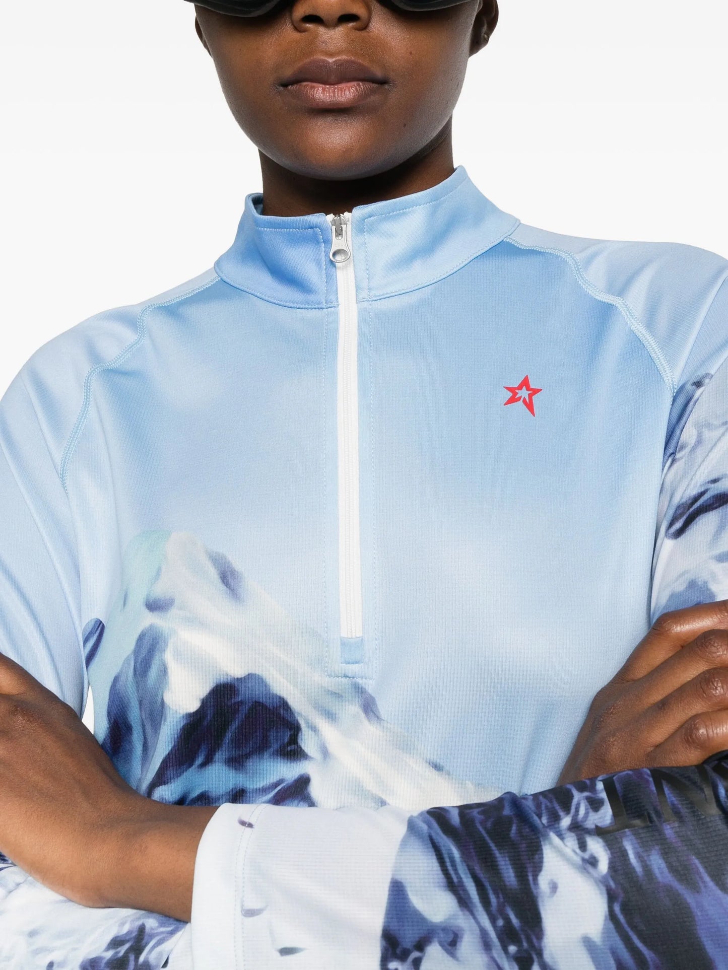 mountain-print top