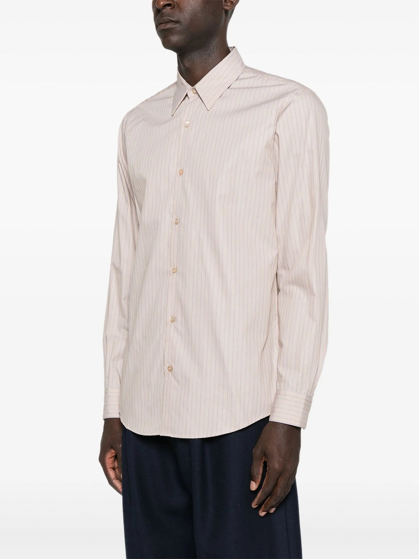 striped cotton shirt