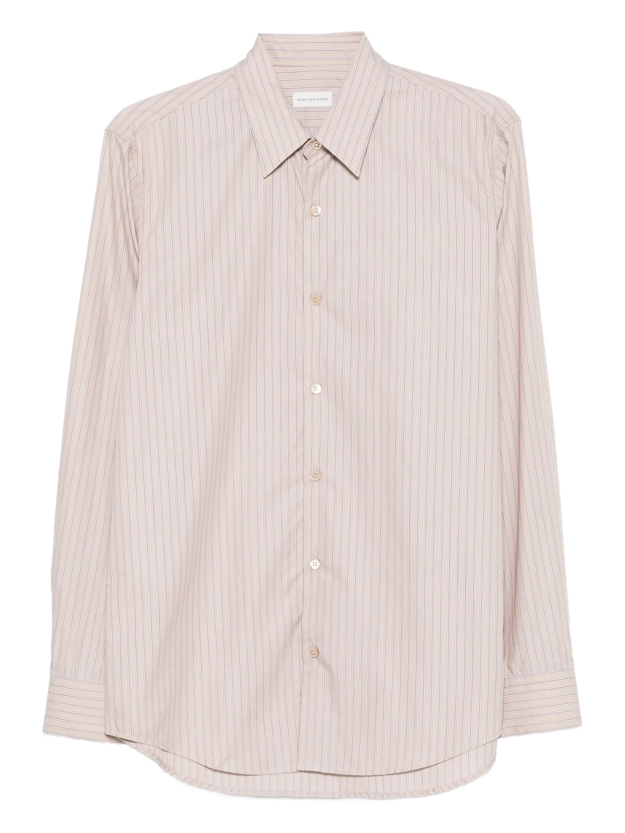 striped cotton shirt