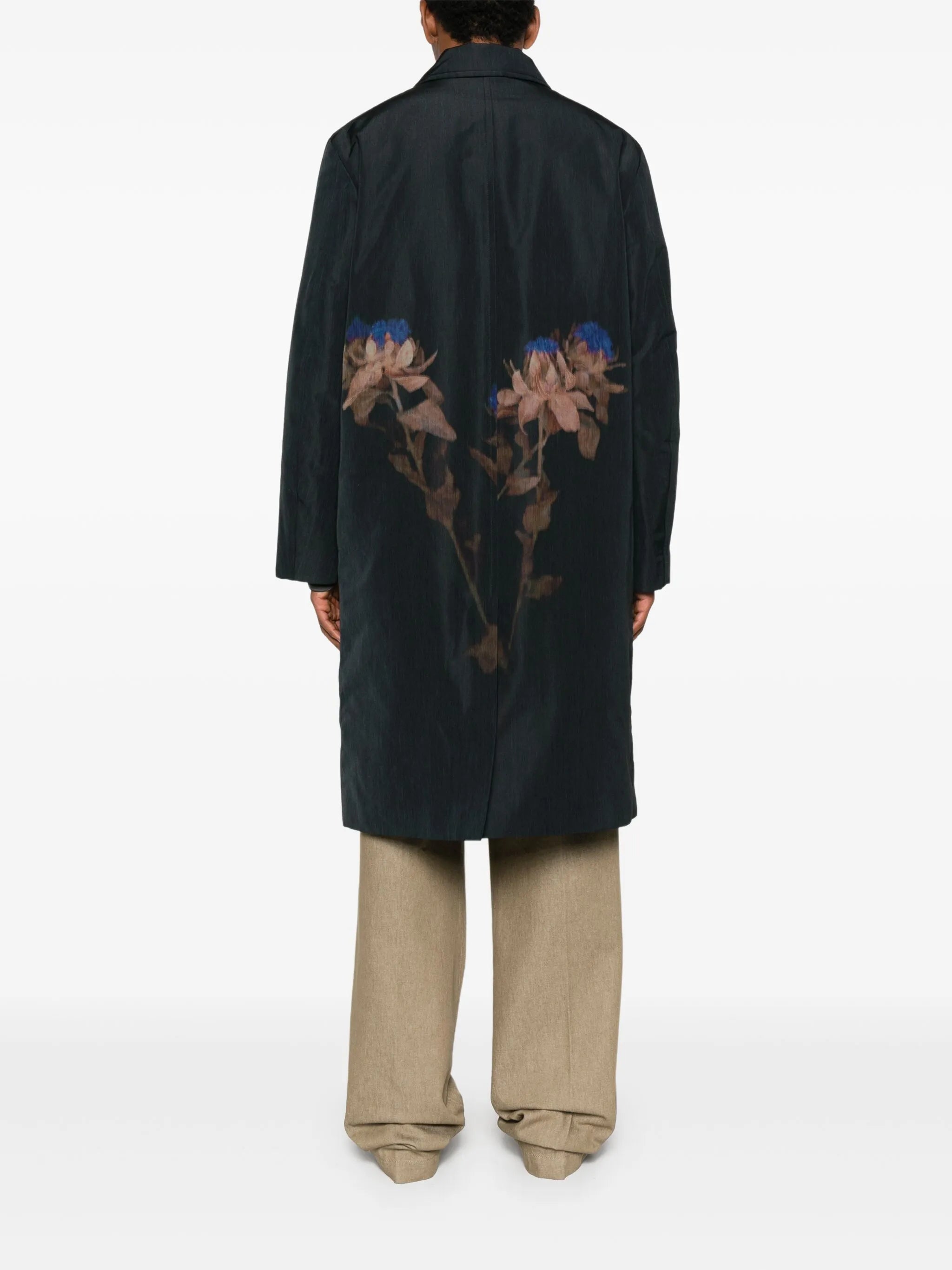 thistle-print coat