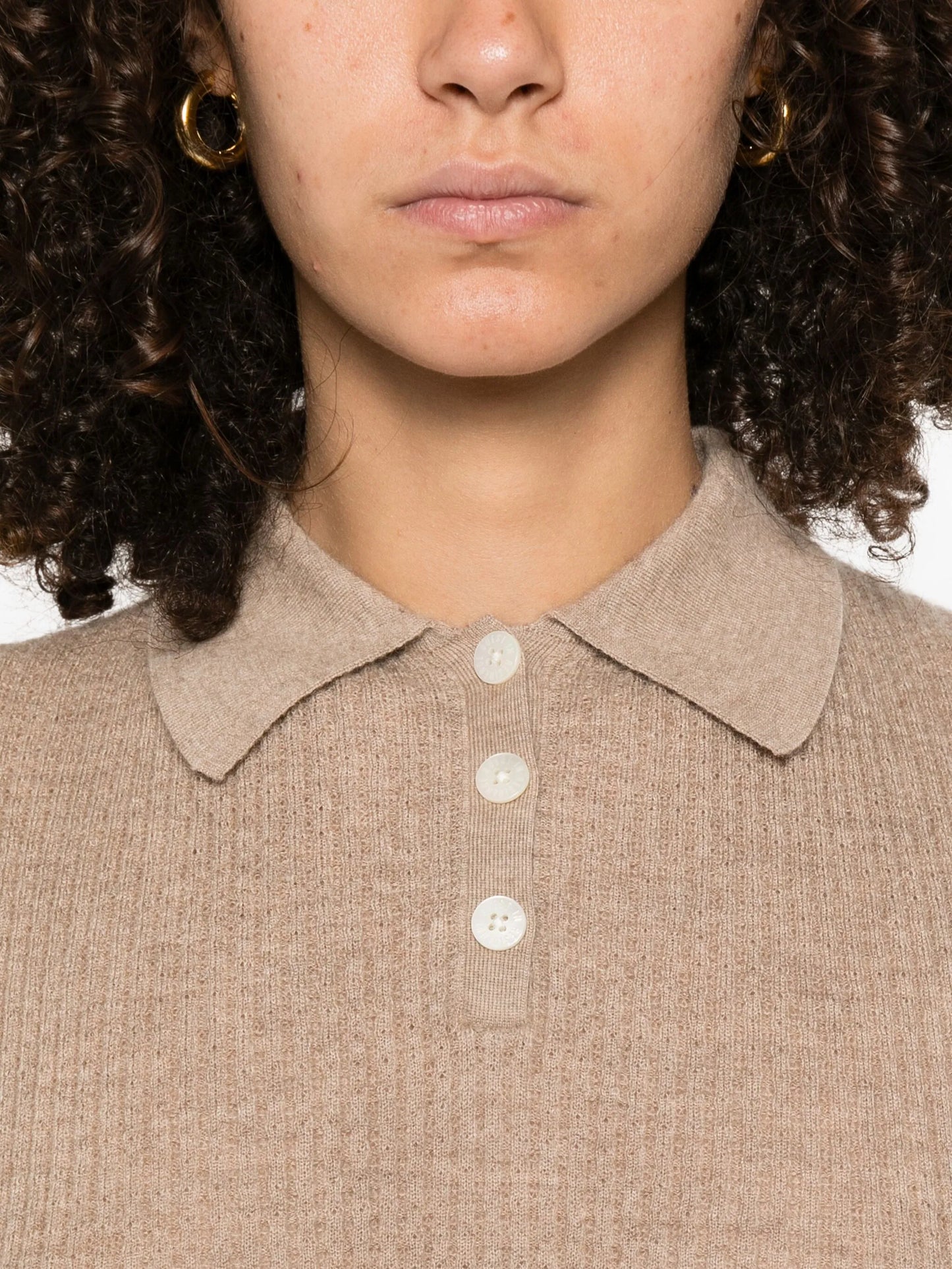 cashmere polo shirt